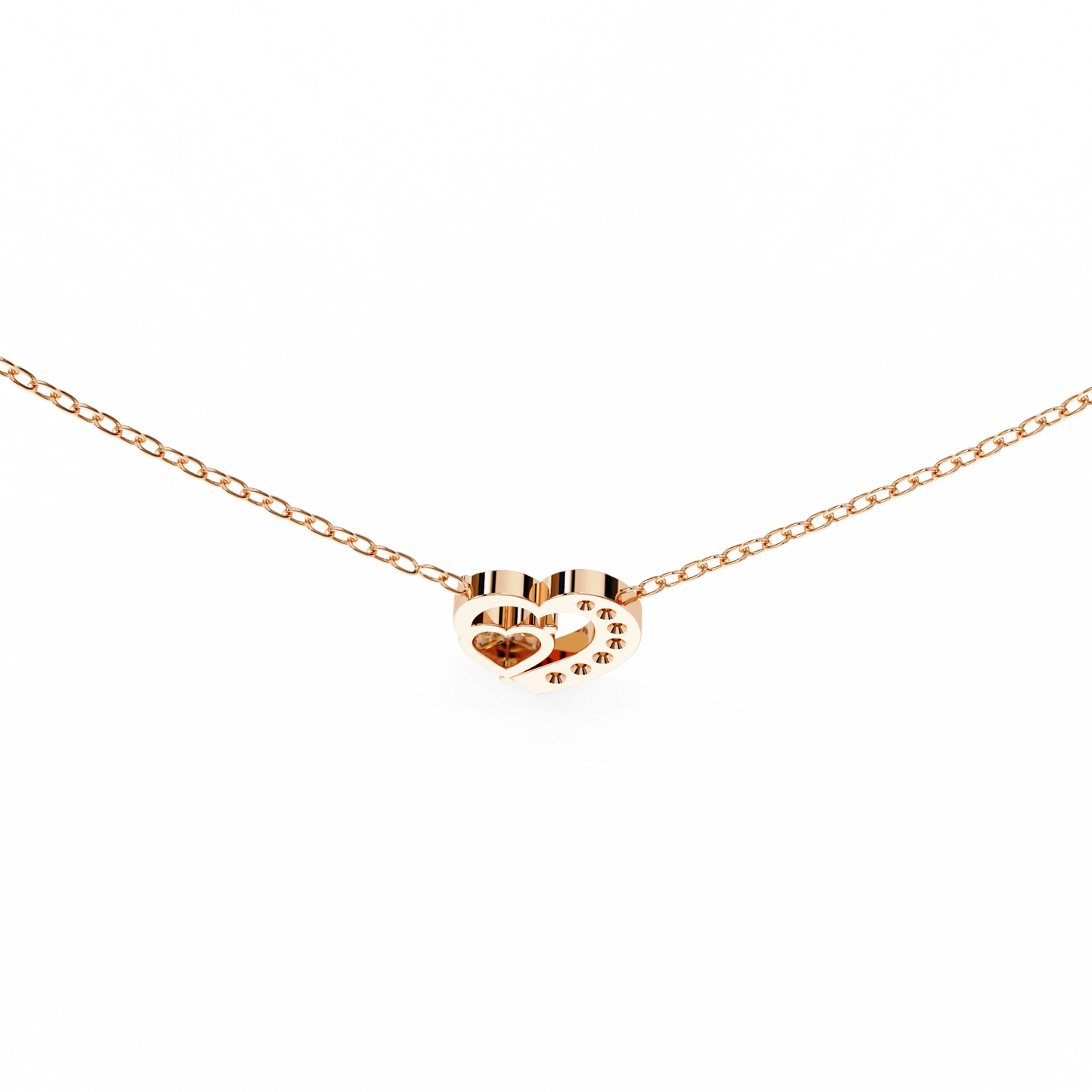 Heart Shape Diamond Love Pendant