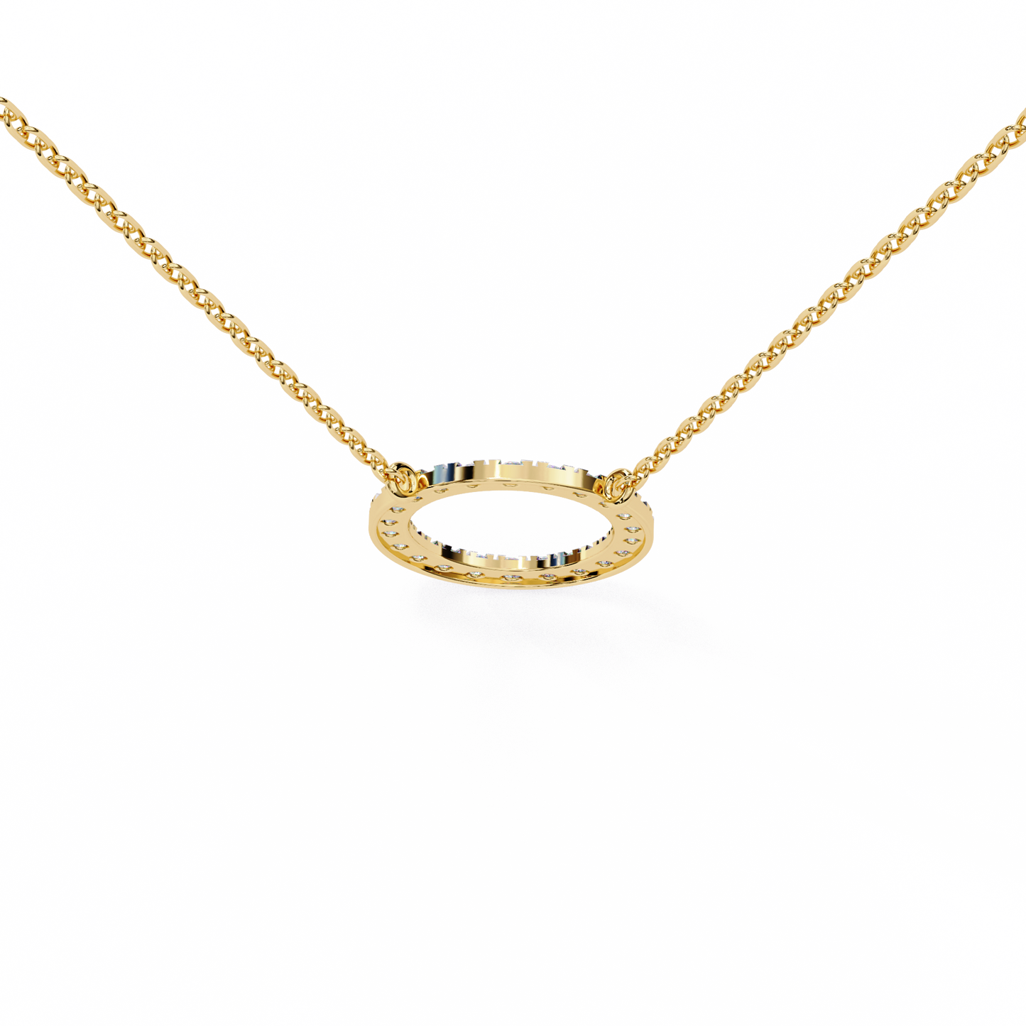 Eternal Circle Diamond Pendant
