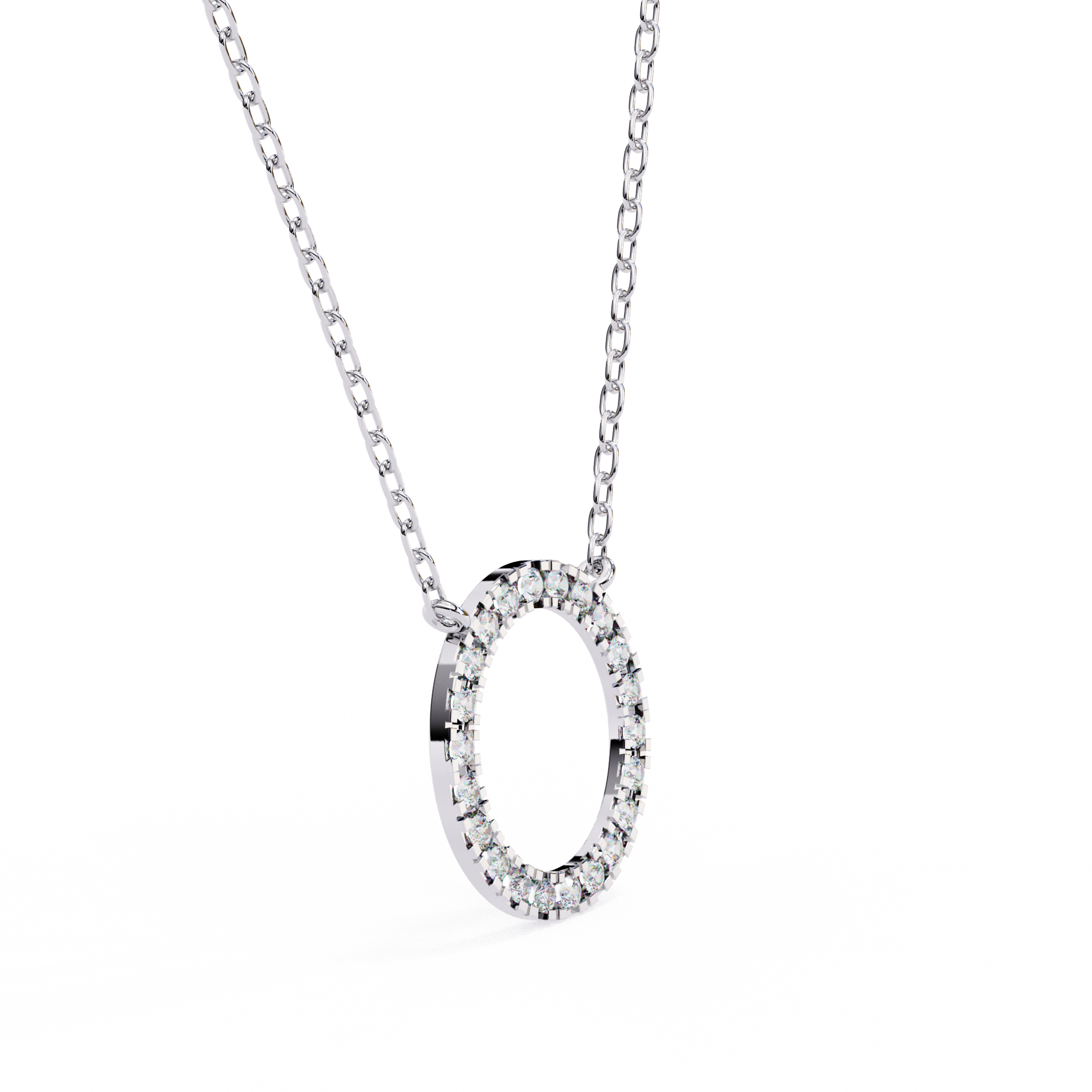 Eternal Circle Diamond Pendant