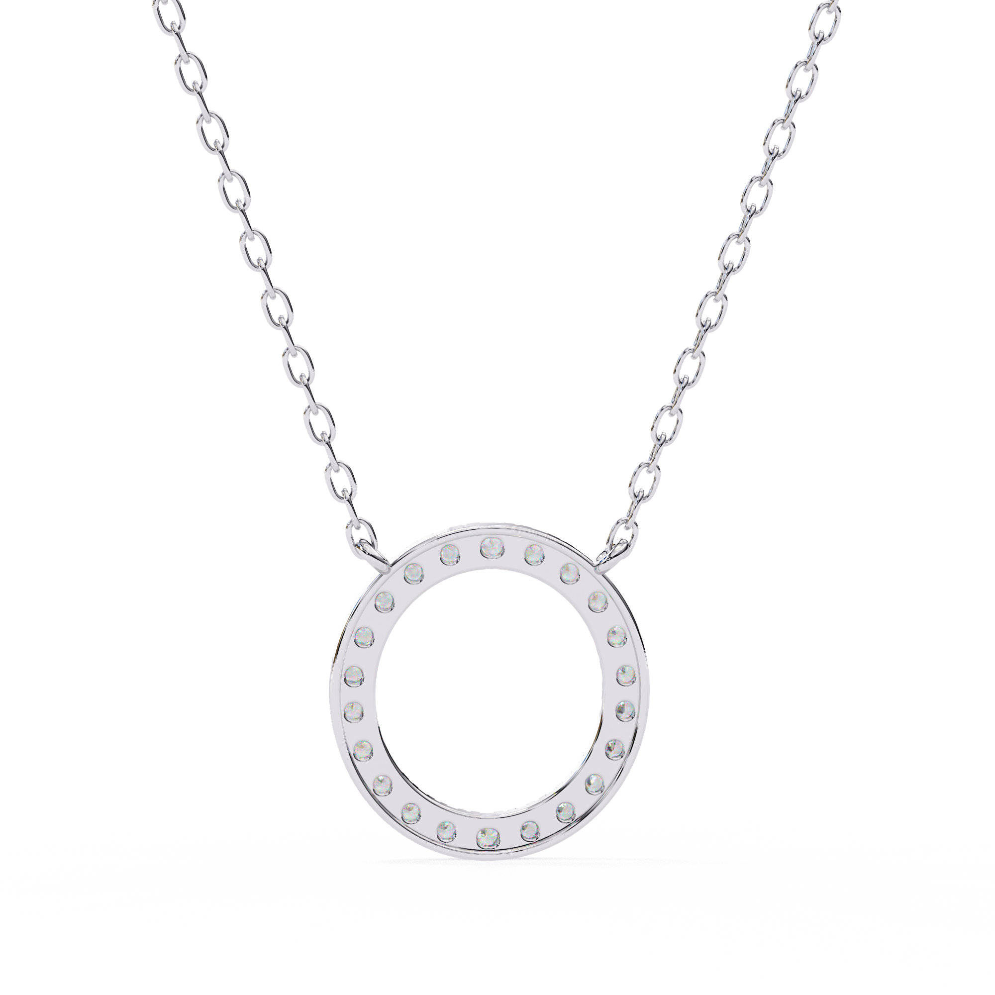 Eternal Circle Diamond Pendant