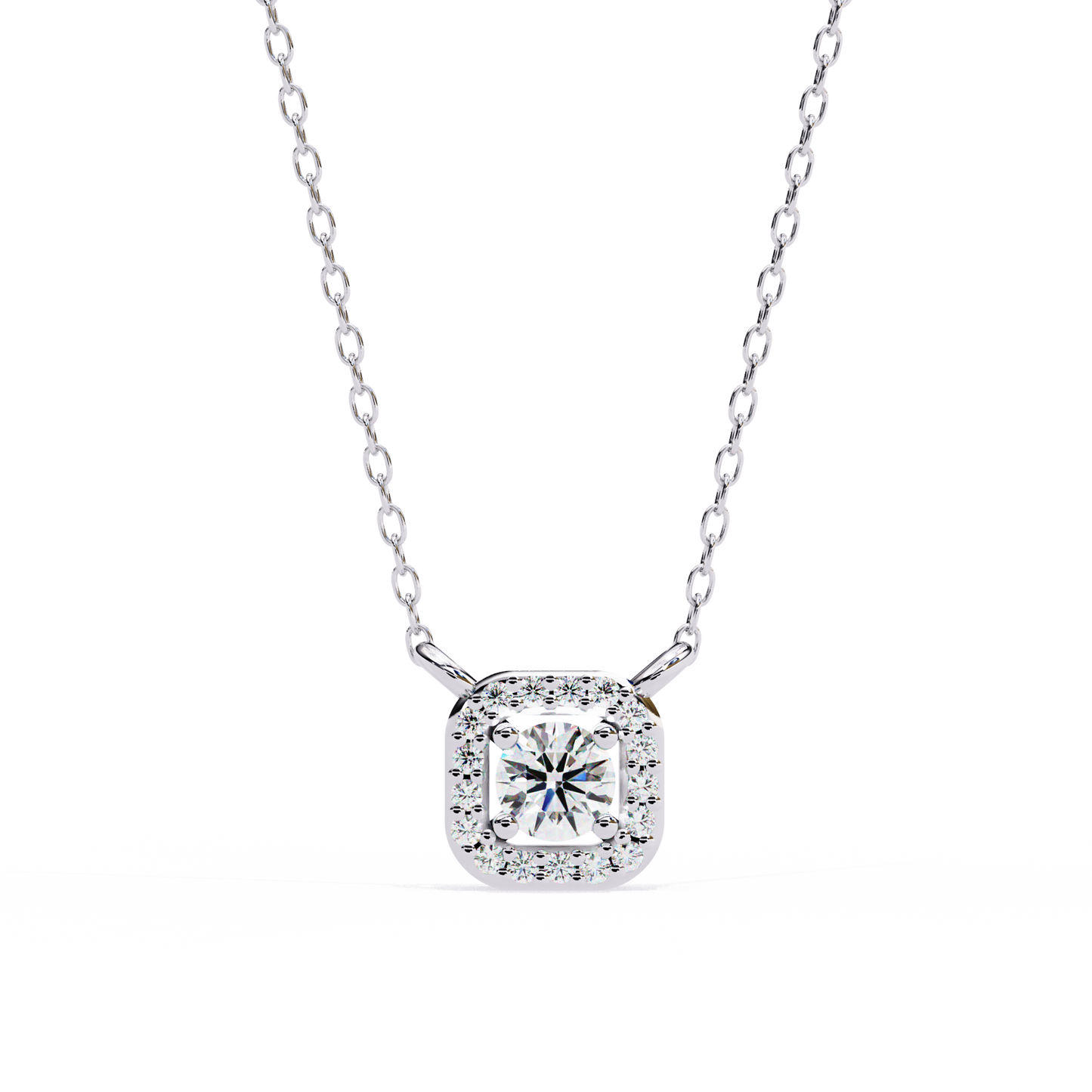 Modern Halo Pendant