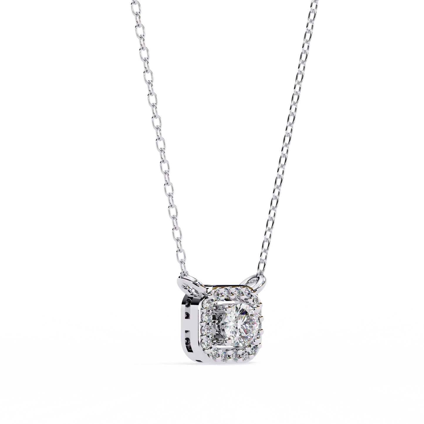 Modern Halo Pendant