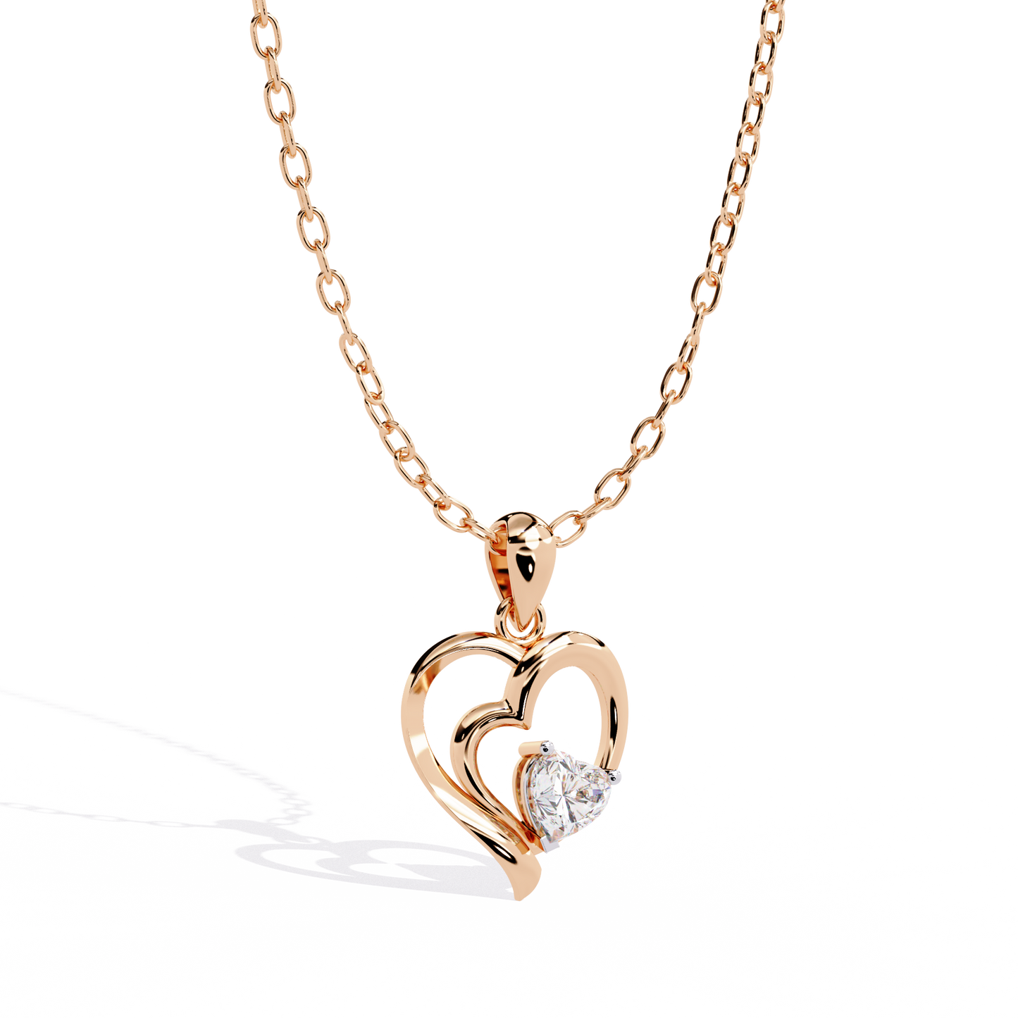 Diamond Heart Pendant