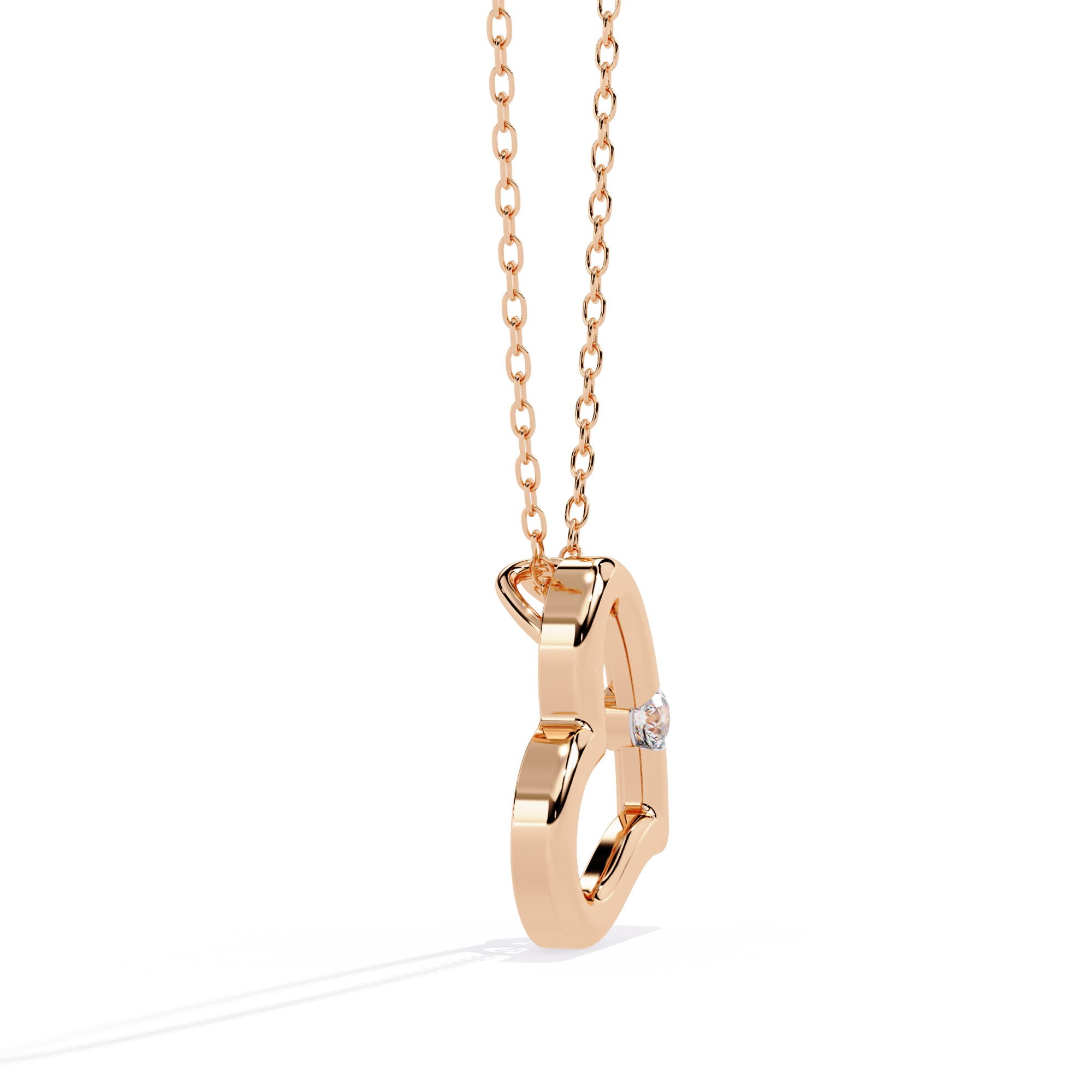 Bling Queen Women's Heart Necklace