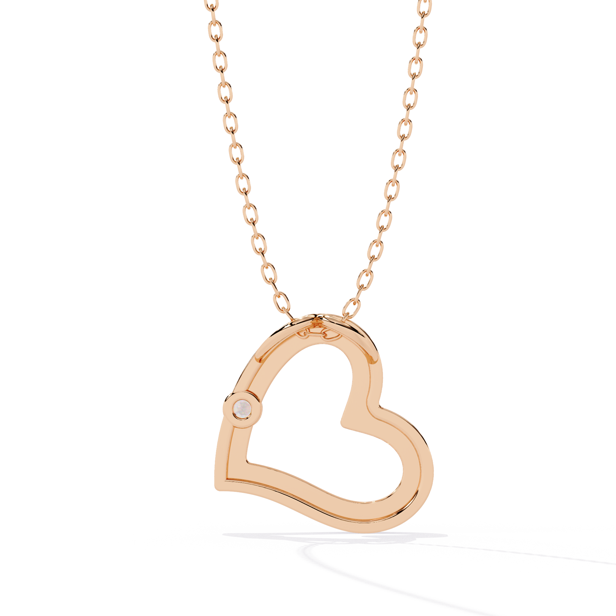 Bling Queen Women's Heart Necklace