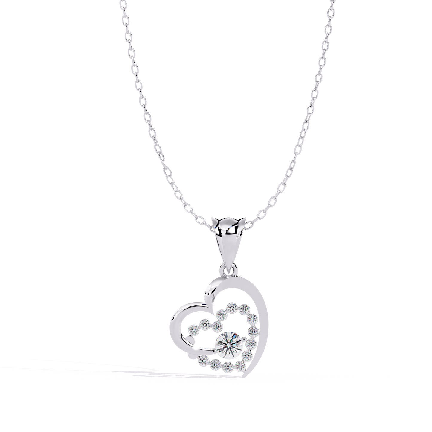 Heart Lab Grown Diamond Pendant