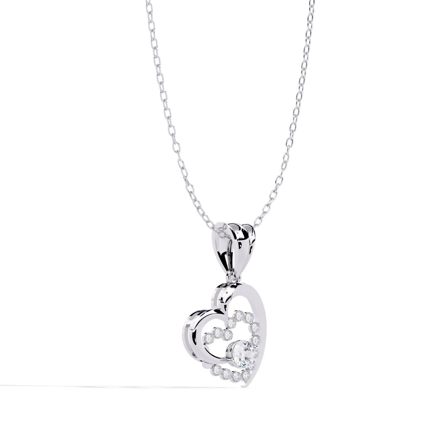 Heart Lab Grown Diamond Pendant
