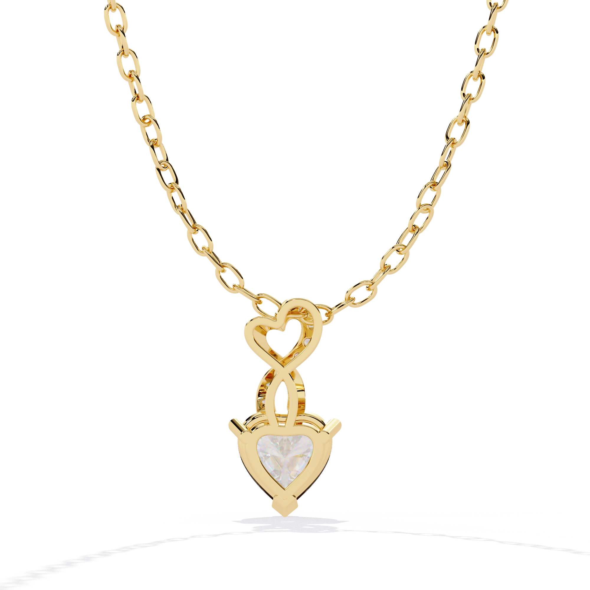 Sparkling Lab Grown Diamond Pendant