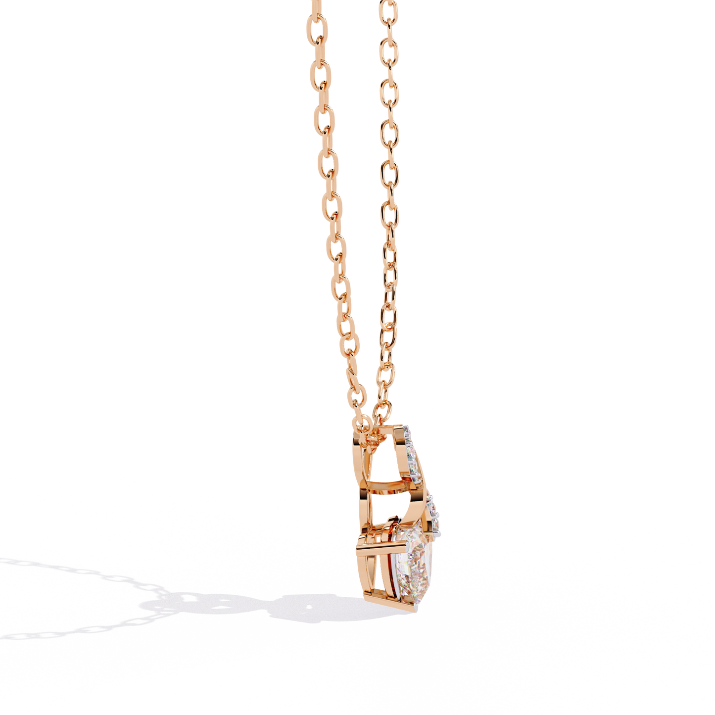 Sparkling Lab Grown Diamond Pendant