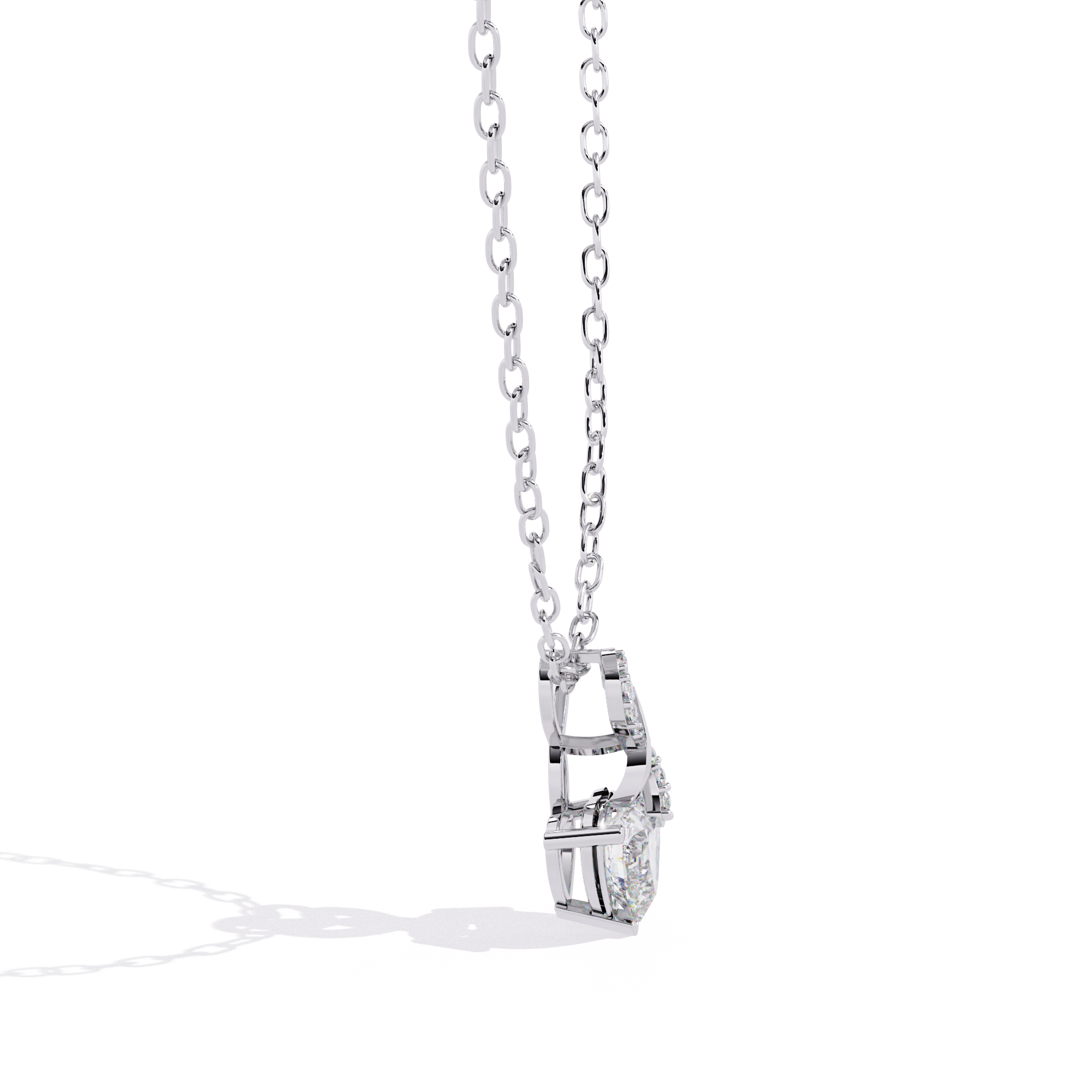 Sparkling Lab Grown Diamond Pendant