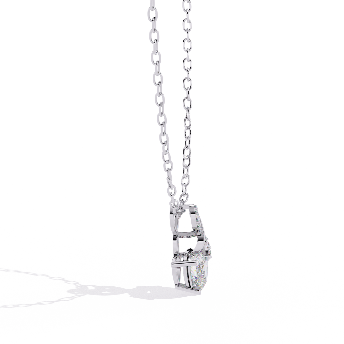 Sparkling Lab Grown Diamond Pendant