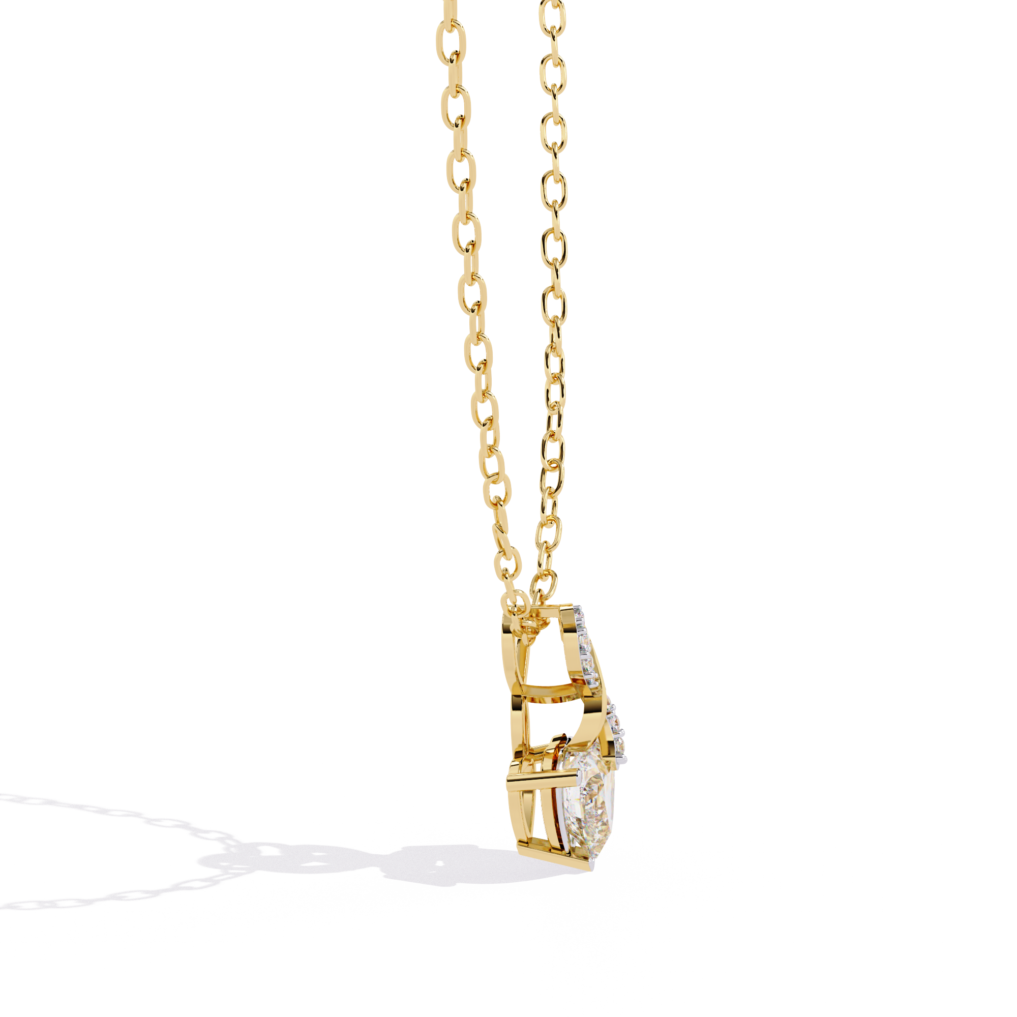 Sparkling Lab Grown Diamond Pendant