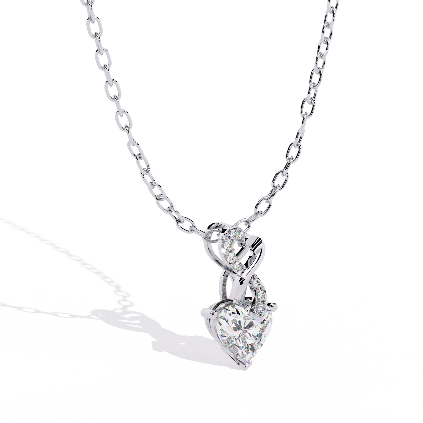 Sparkling Lab Grown Diamond Pendant