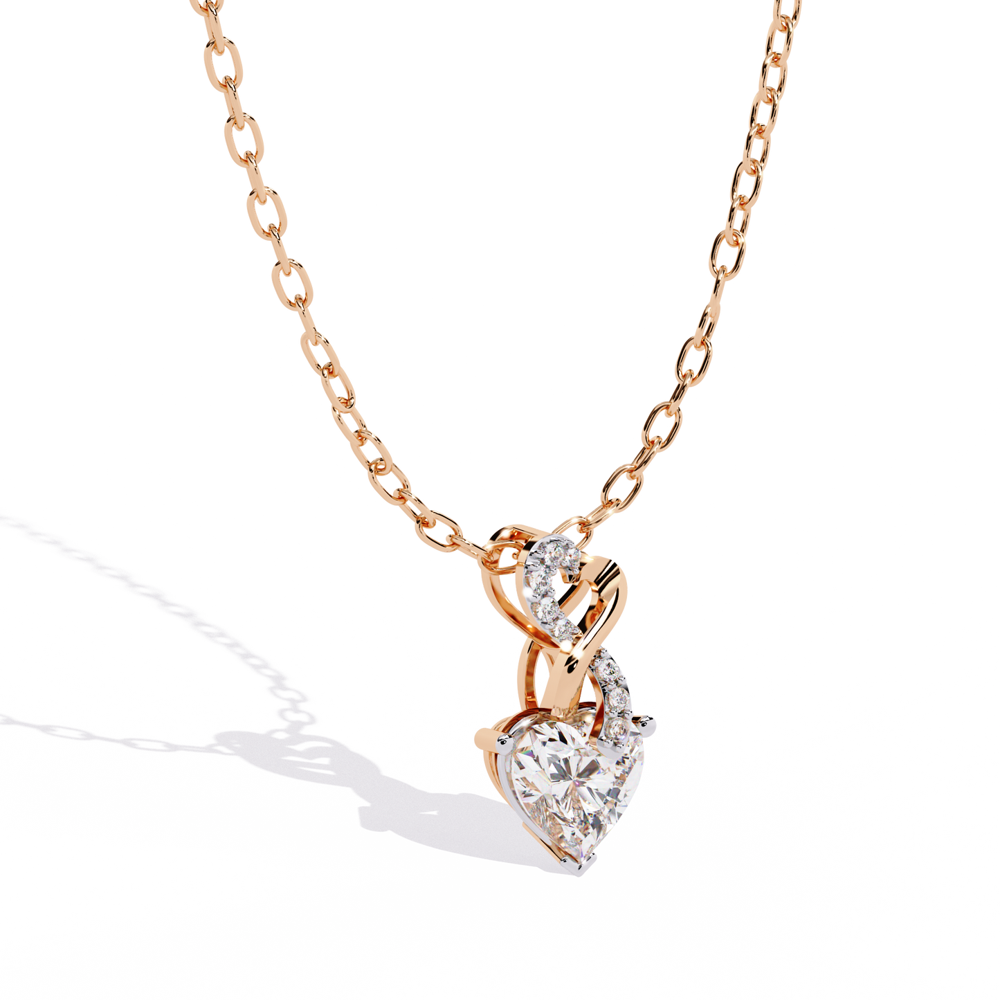 Sparkling Lab Grown Diamond Pendant