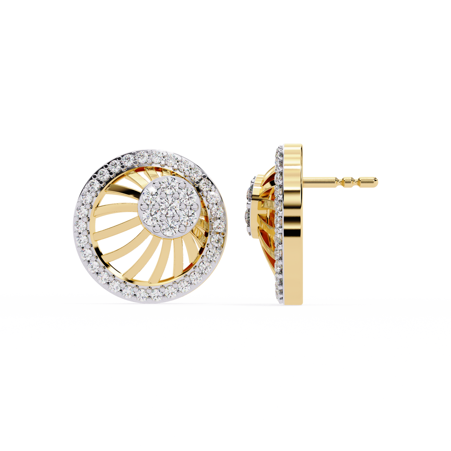 Lab Grown Diamond Party Wear Earrings