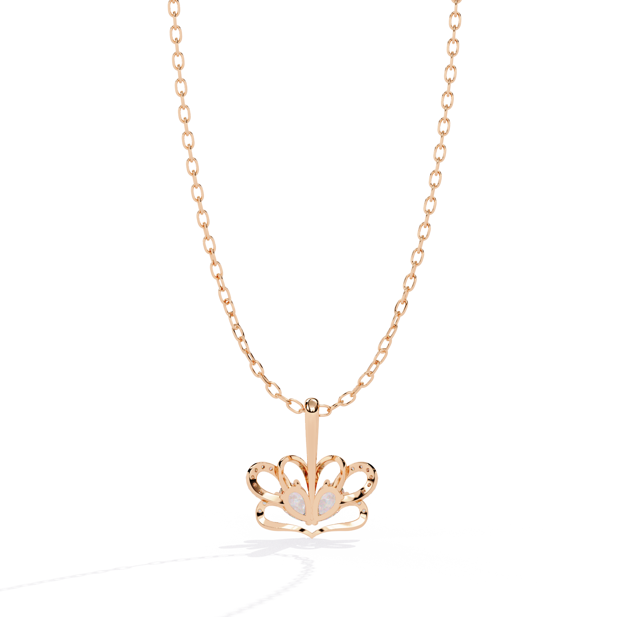 Women Lab Grown Diamond Heart Pendant