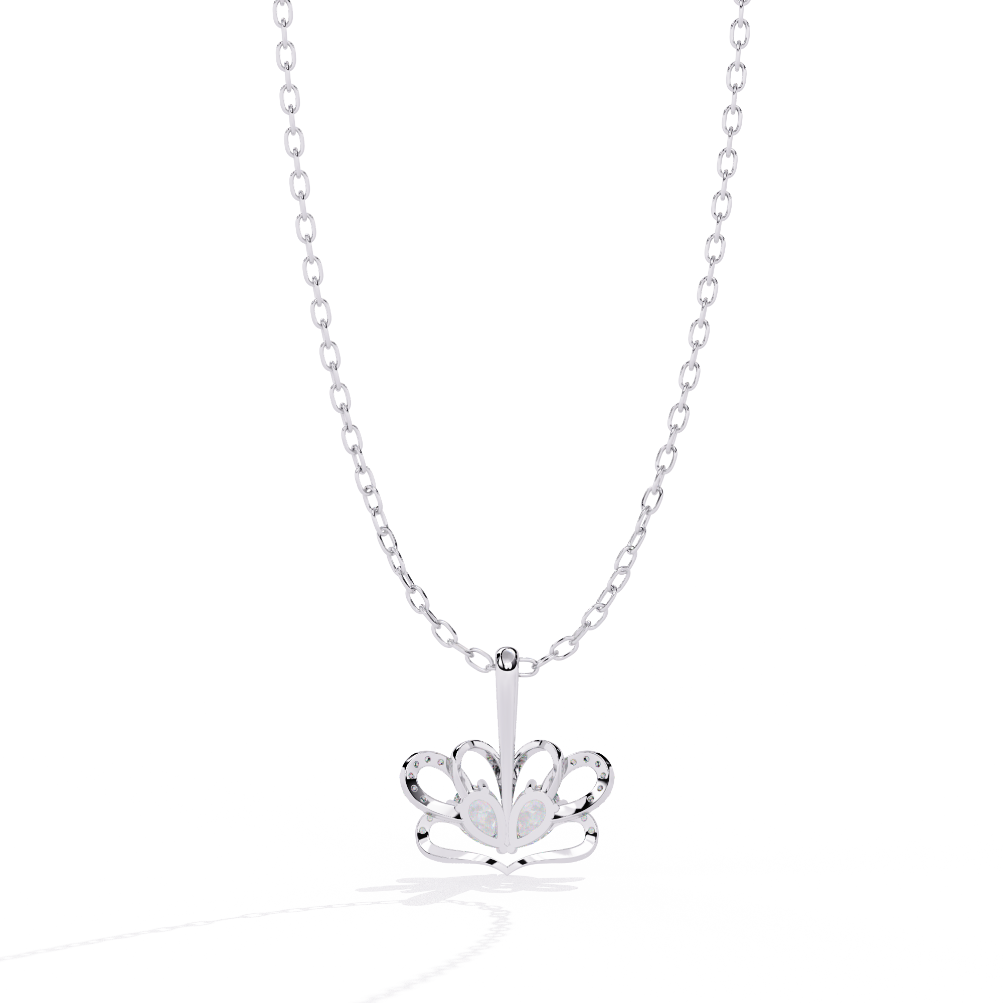 Women Lab Grown Diamond Heart Pendant