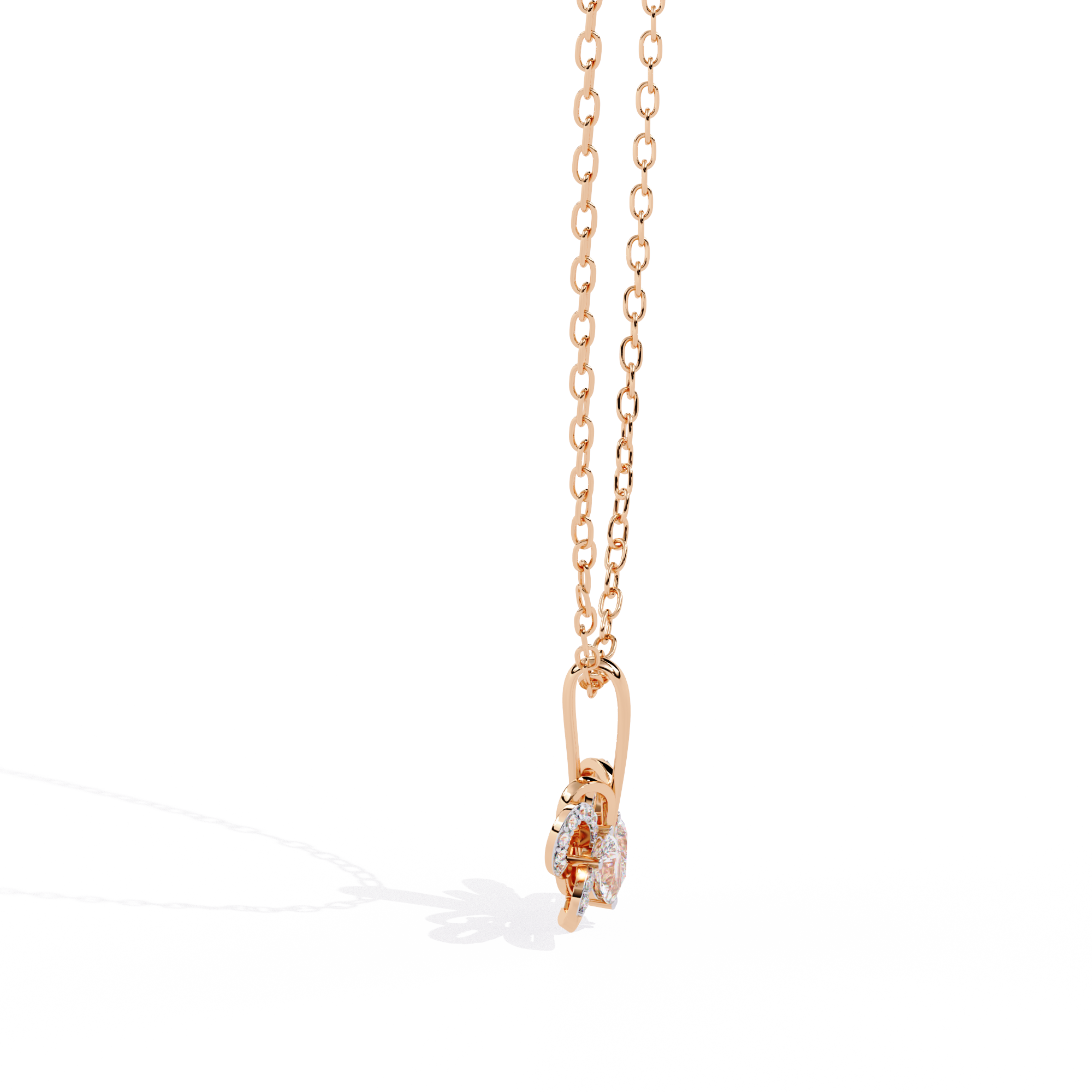 Women Lab Grown Diamond Heart Pendant