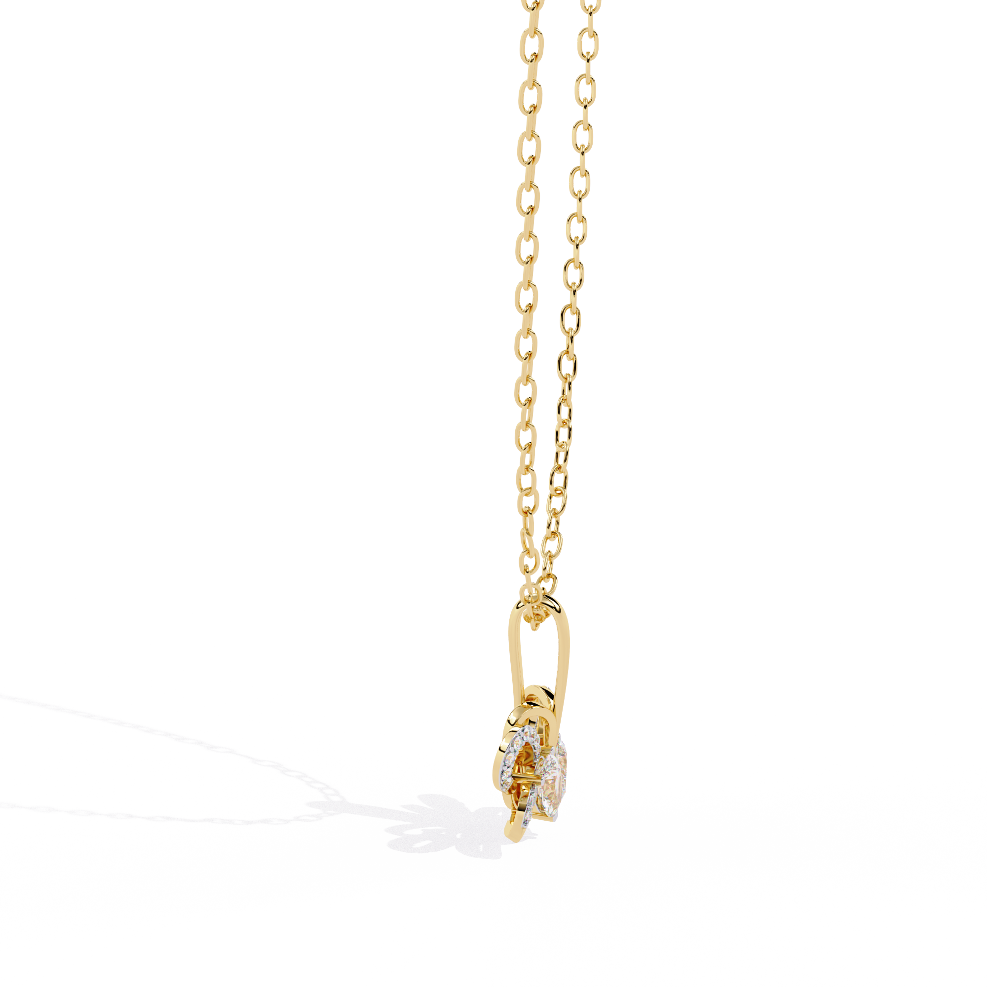 Women Lab Grown Diamond Heart Pendant