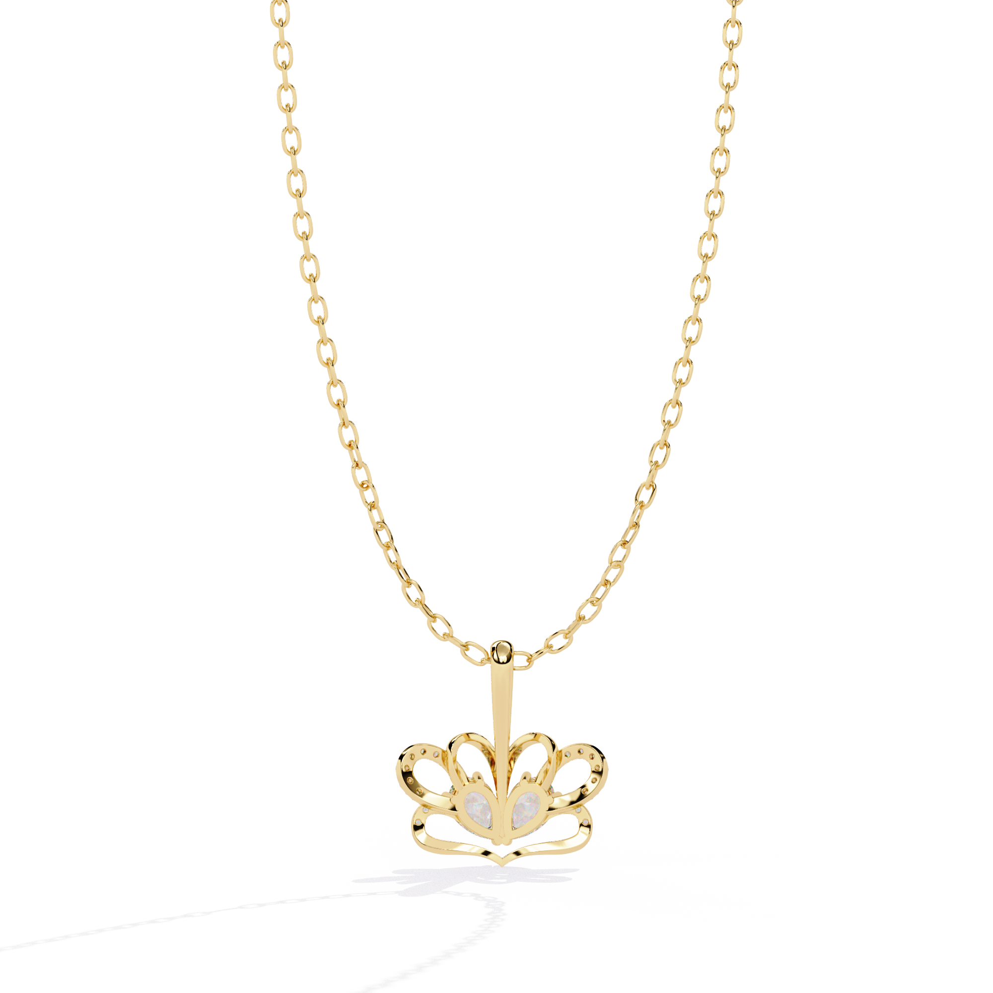 Women Lab Grown Diamond Heart Pendant