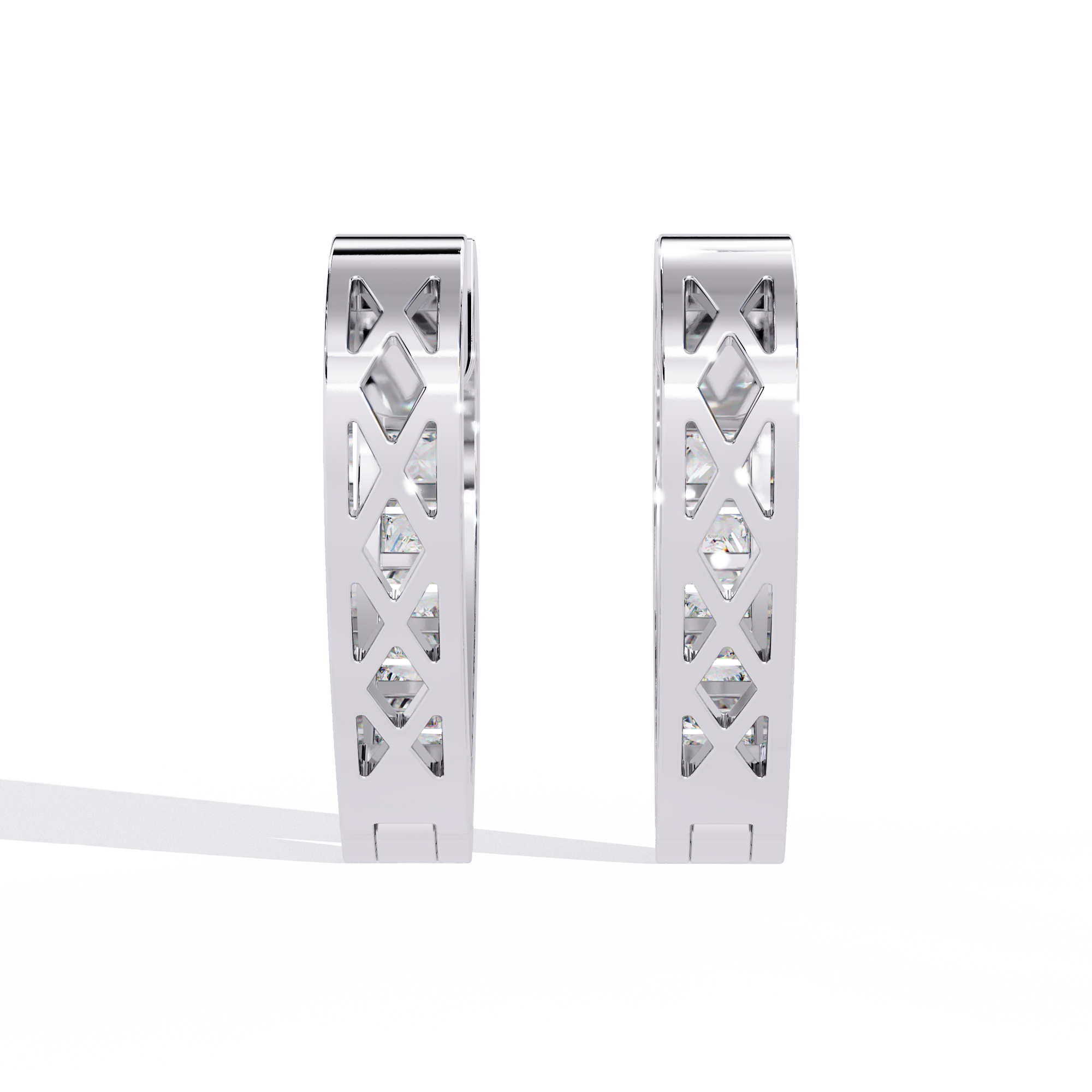 Celestial Frame Diamond Earrings