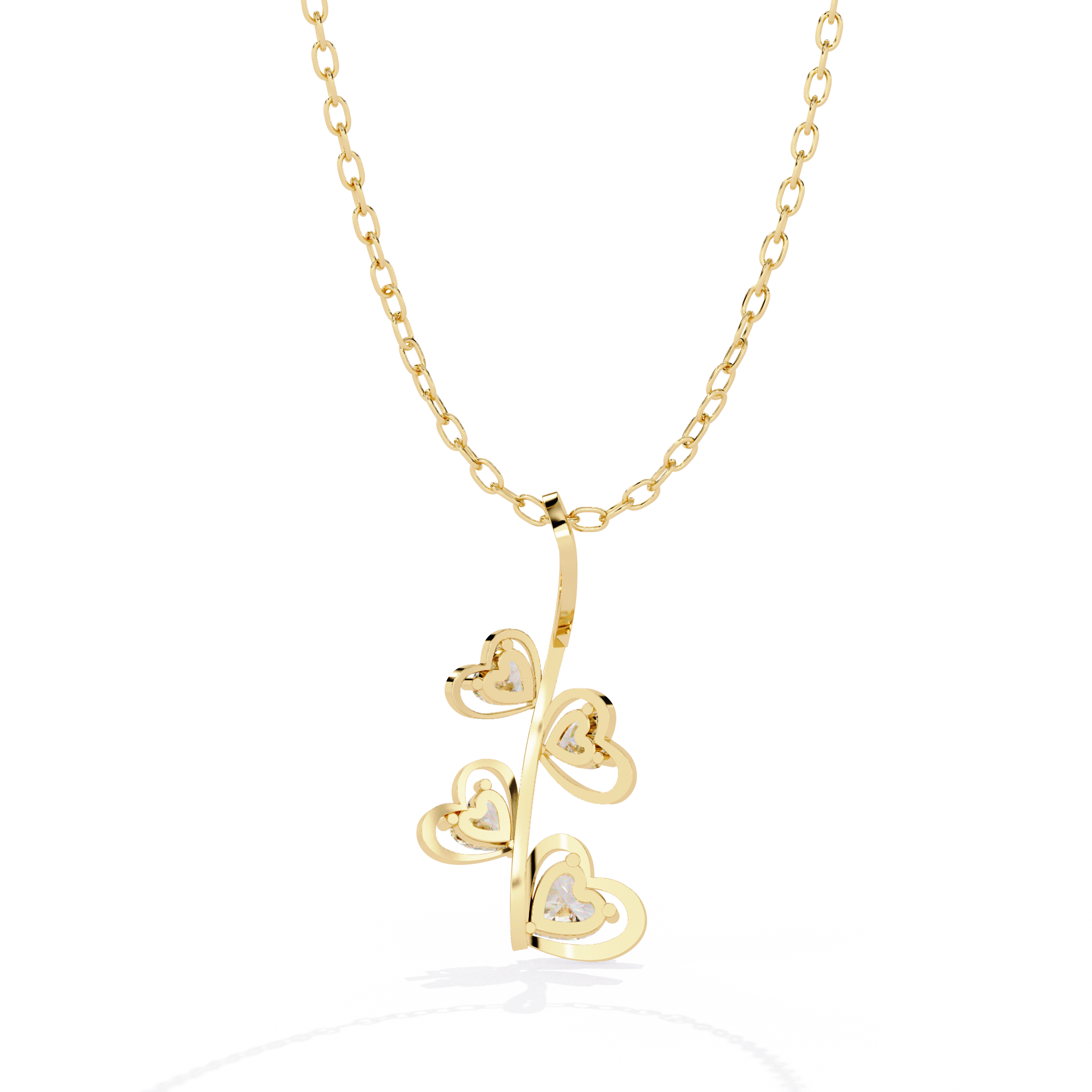 Spring Lab-Grown Heart Shape Diamond Solitaire