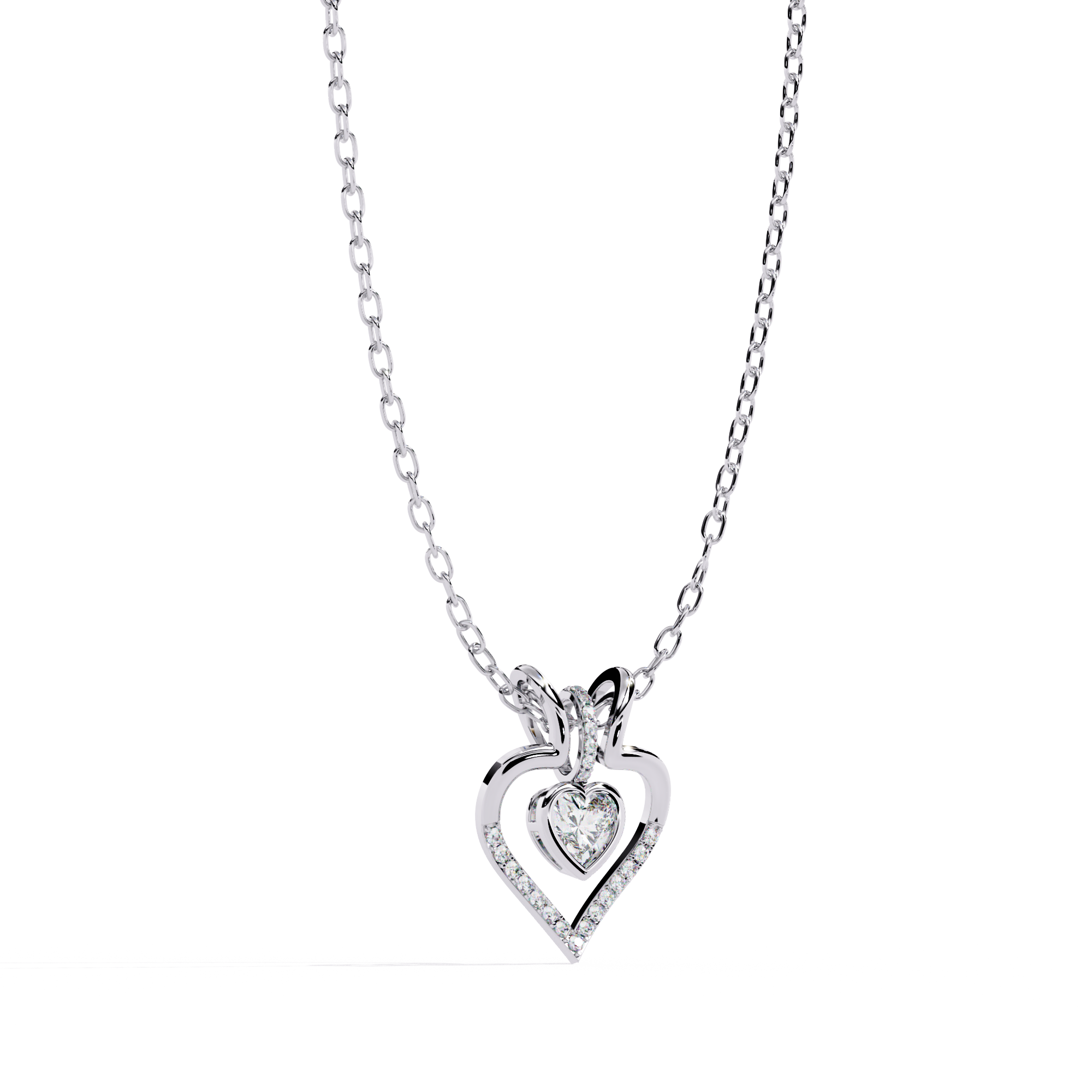 Dangling Heart Pendant