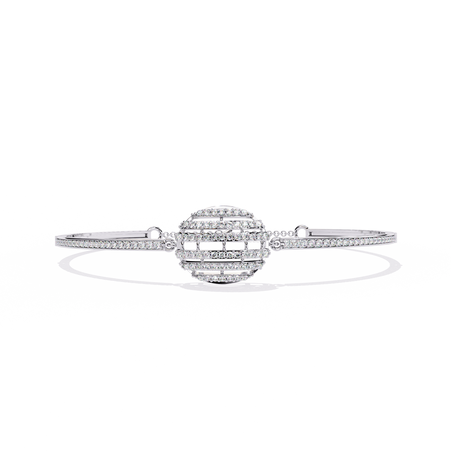 Striking Diamond Bracelet with Layered