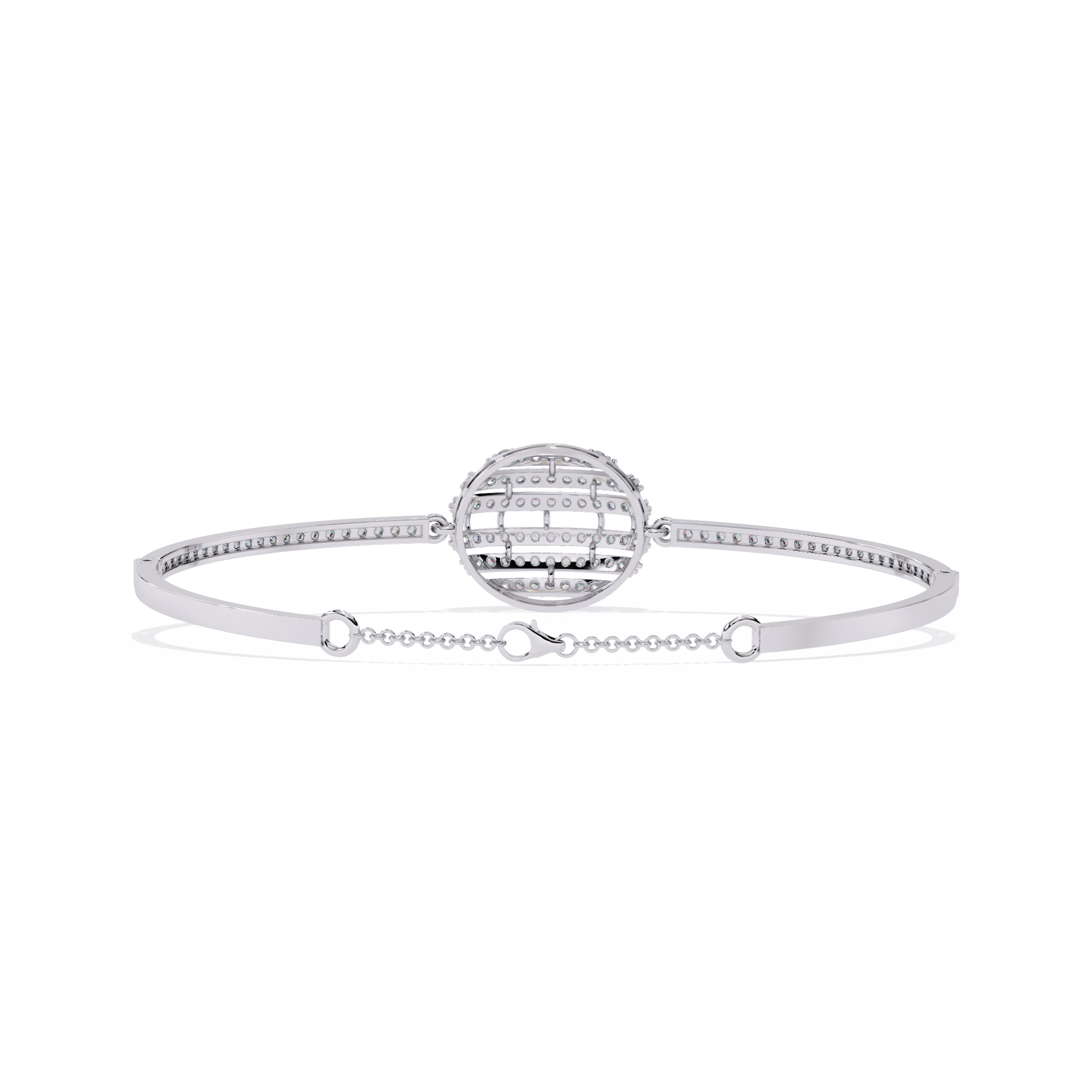 Striking Diamond Bracelet with Layered