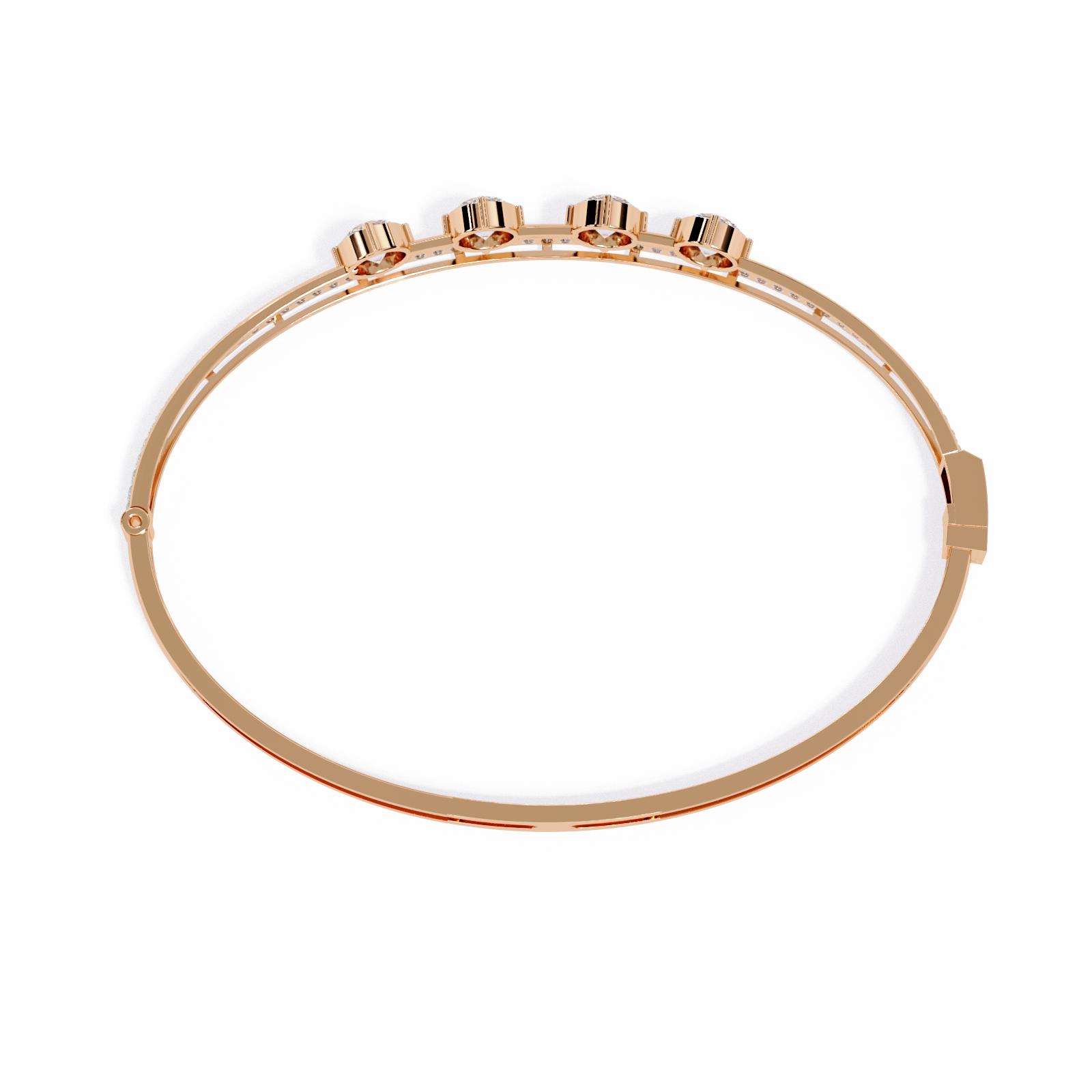 Layered in Light Diamond Kada Bracelet