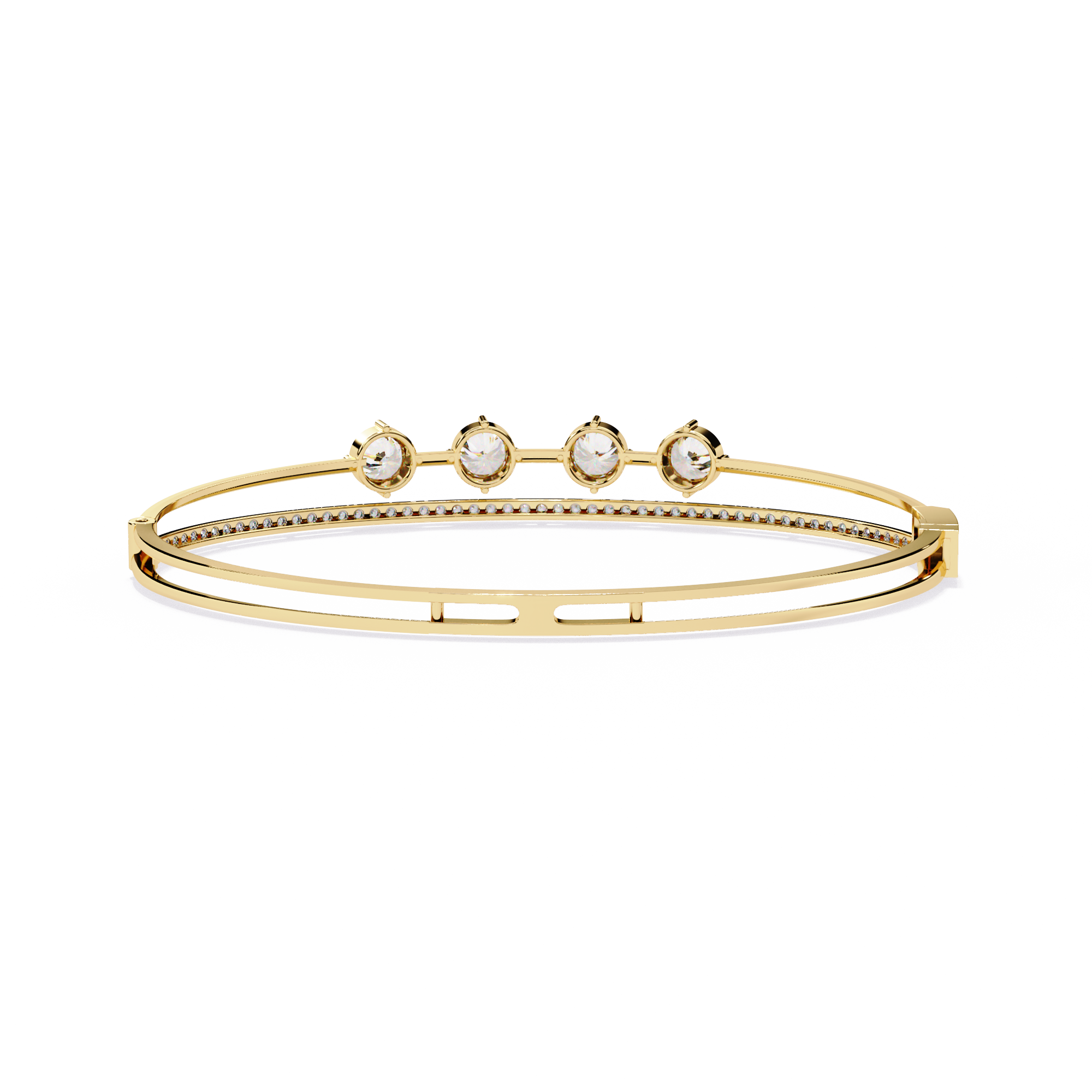 Layered in Light Diamond Kada Bracelet