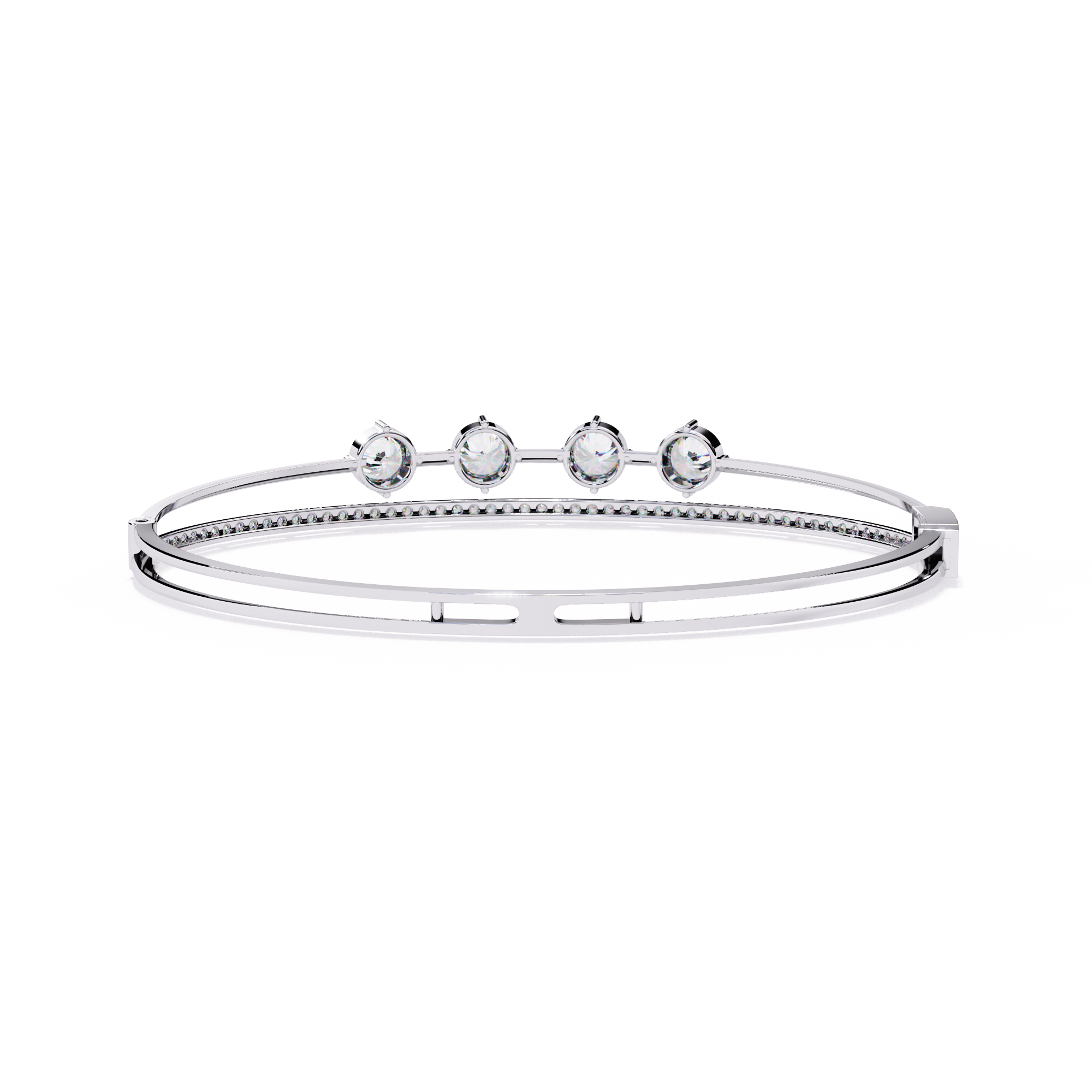 Layered in Light Diamond Kada Bracelet