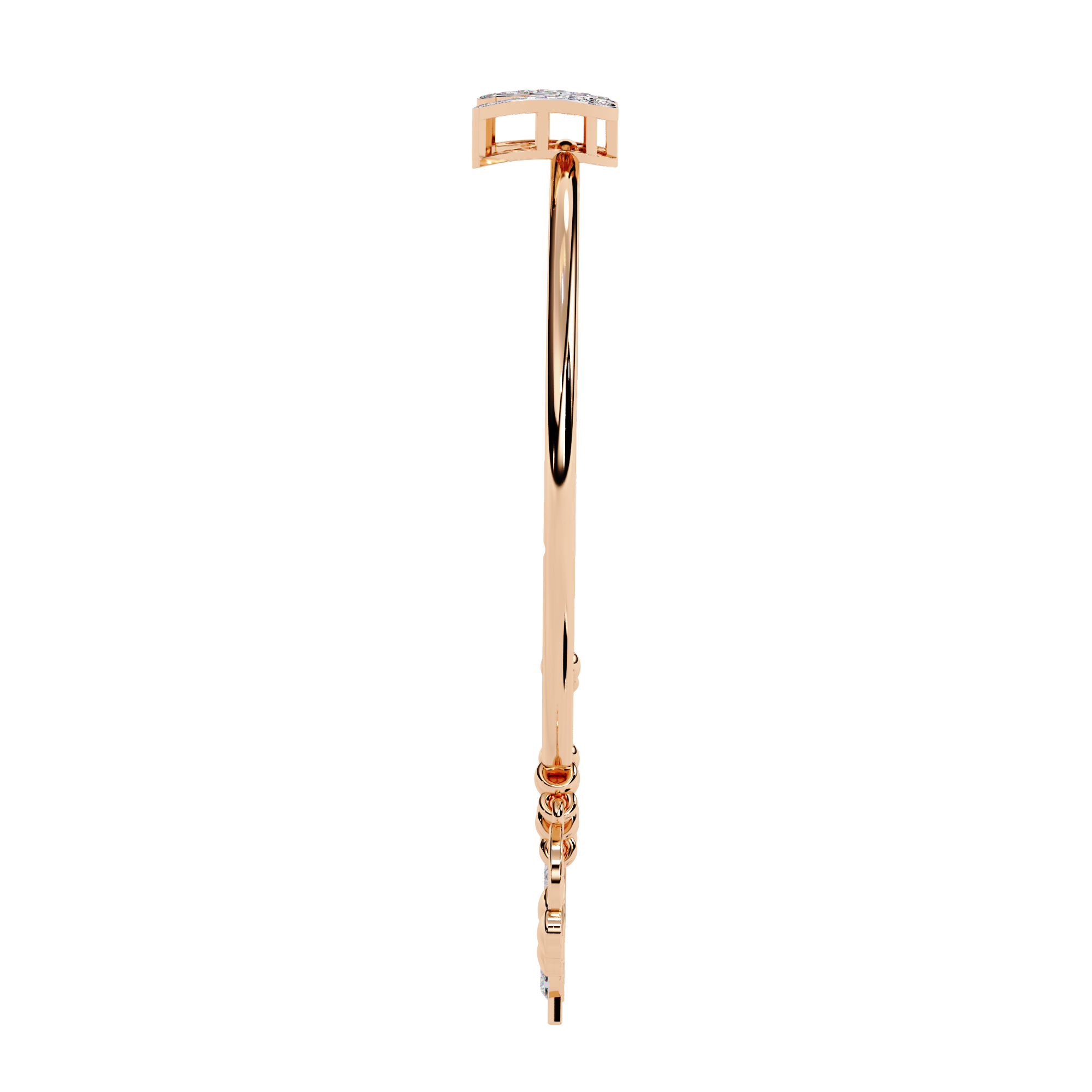 Lab Grown Diamond Charm Bracelet