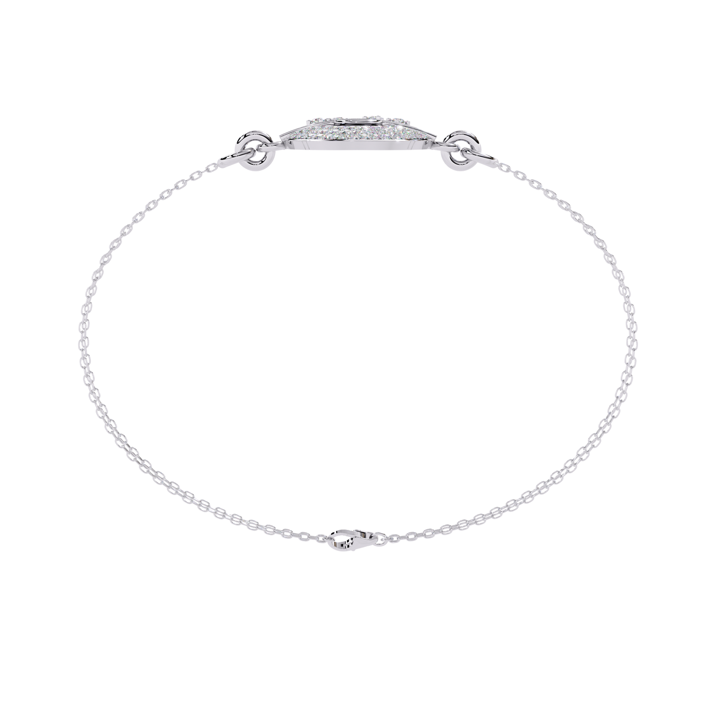 Daily wear round diamond bracelet