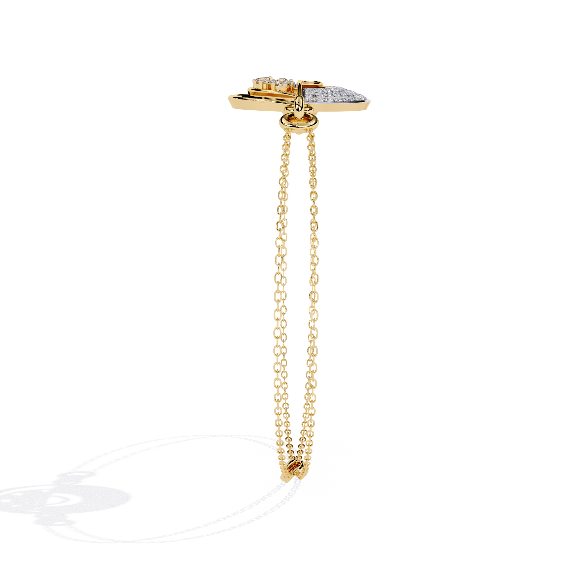 Daily wear round diamond bracelet