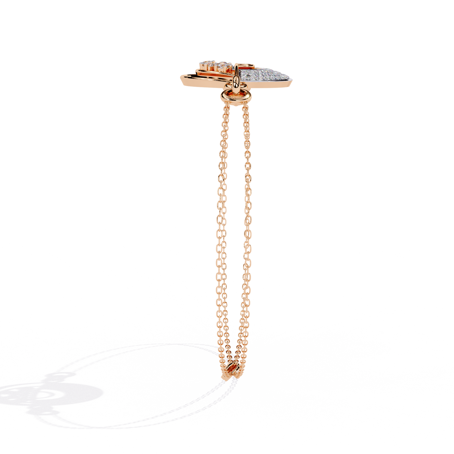 Daily wear round diamond bracelet