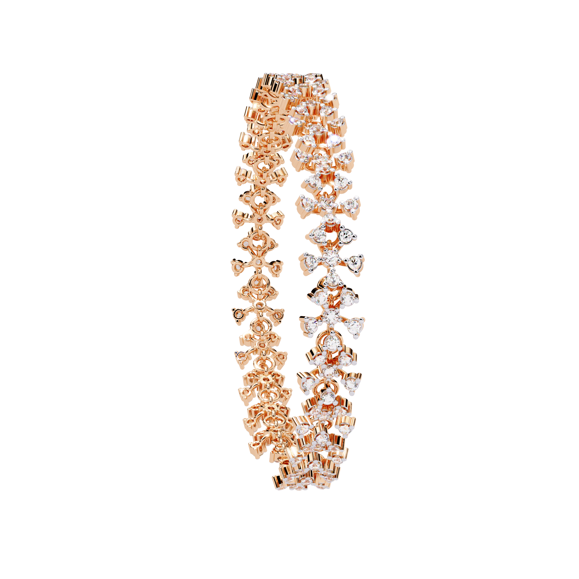 Lab Grown Diamond Filigree Bracelet