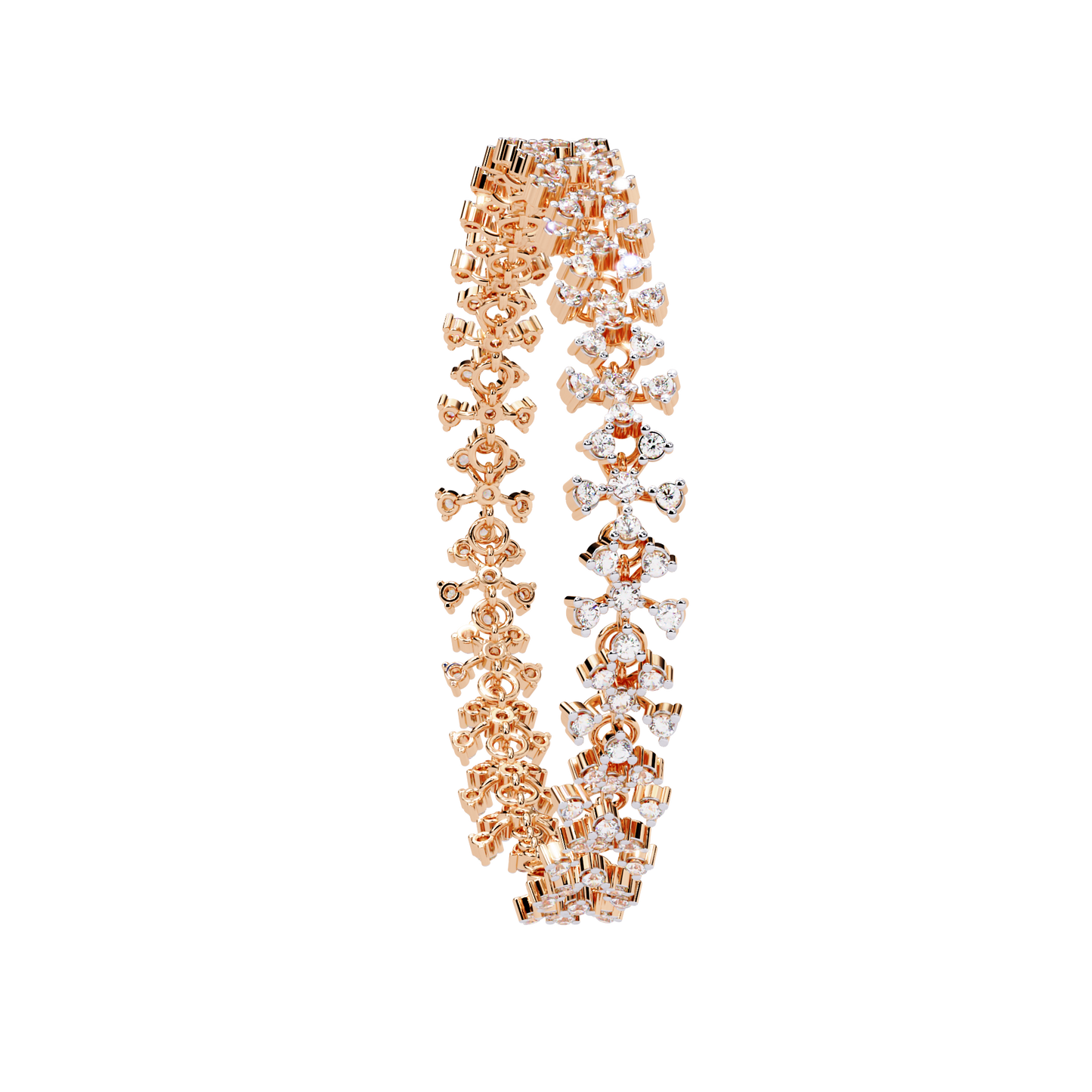 Lab Grown Diamond Filigree Bracelet
