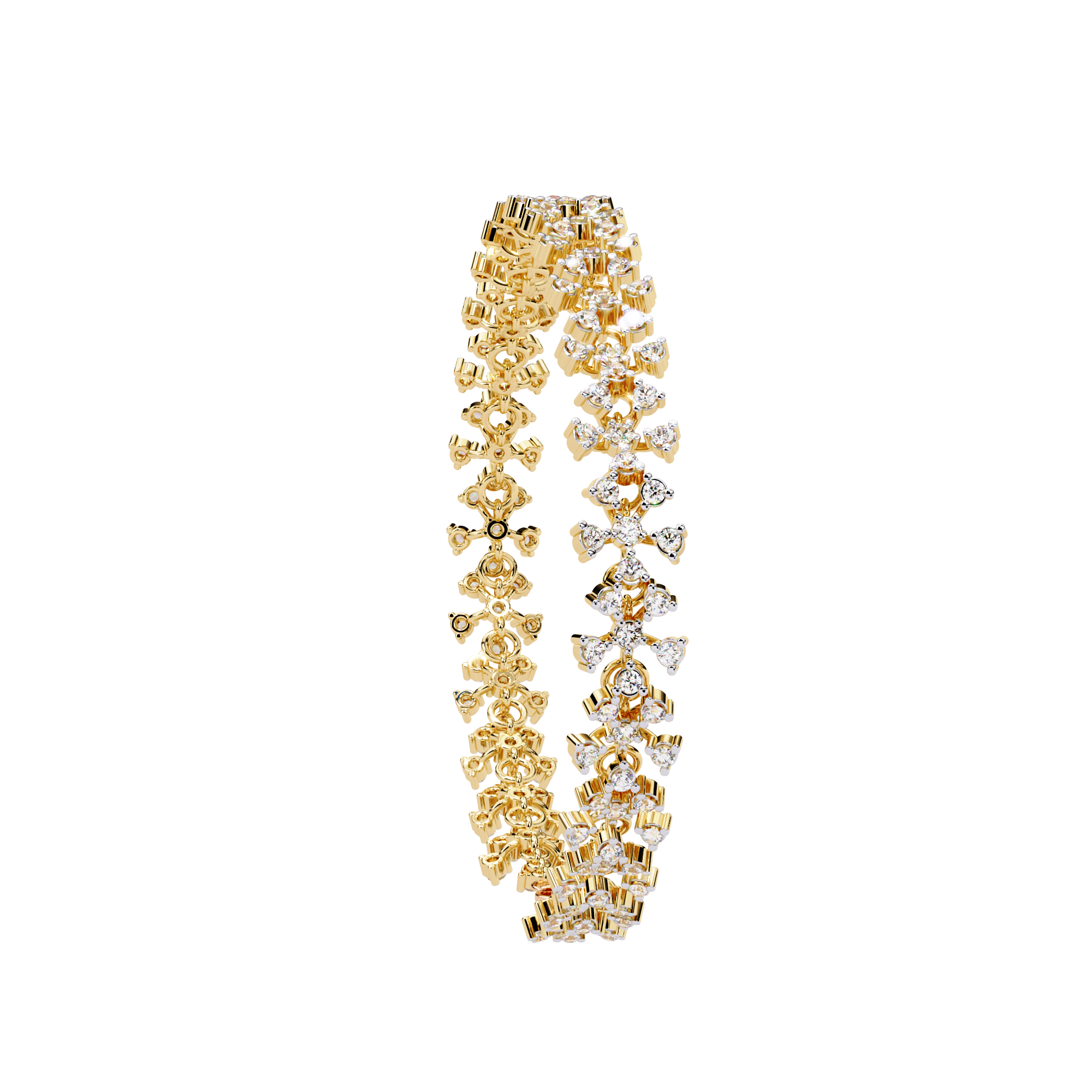 Lab Grown Diamond Filigree Bracelet