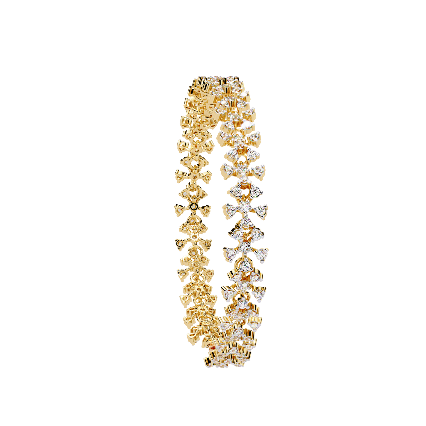Lab Grown Diamond Filigree Bracelet