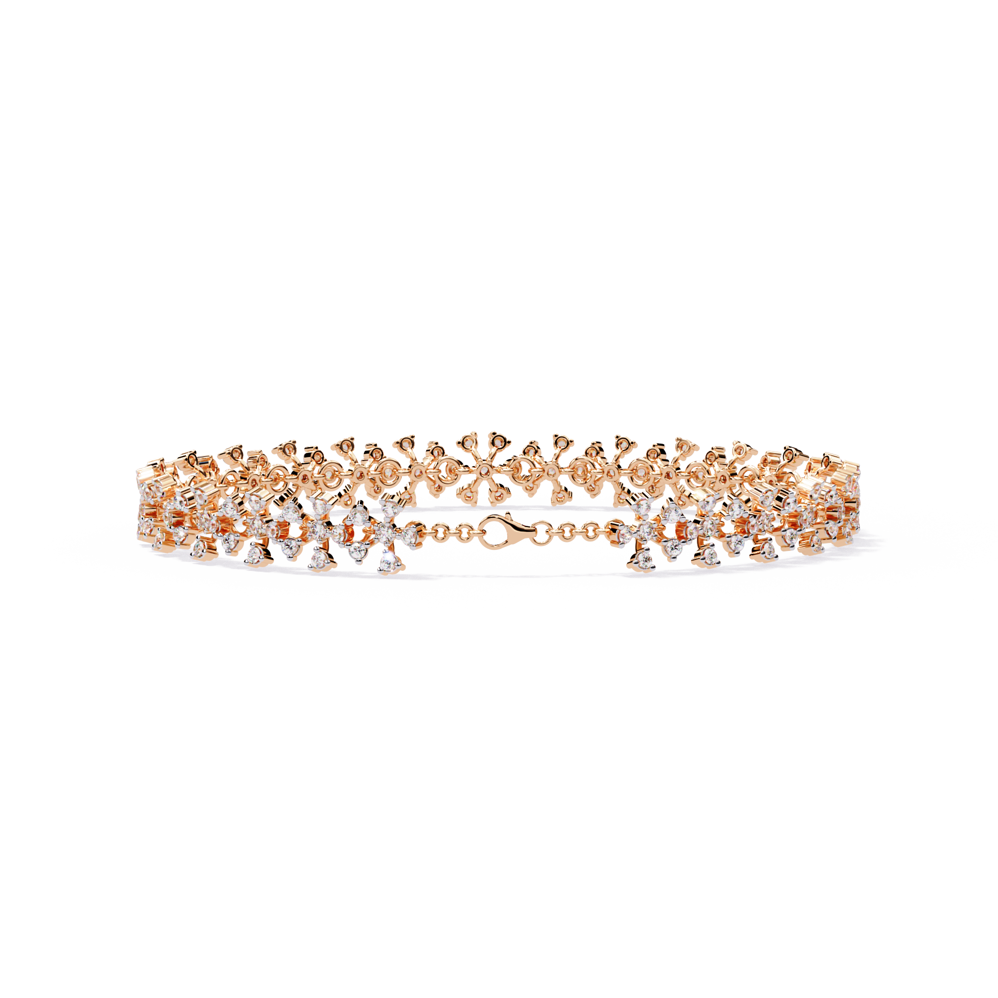 Lab Grown Diamond Filigree Bracelet