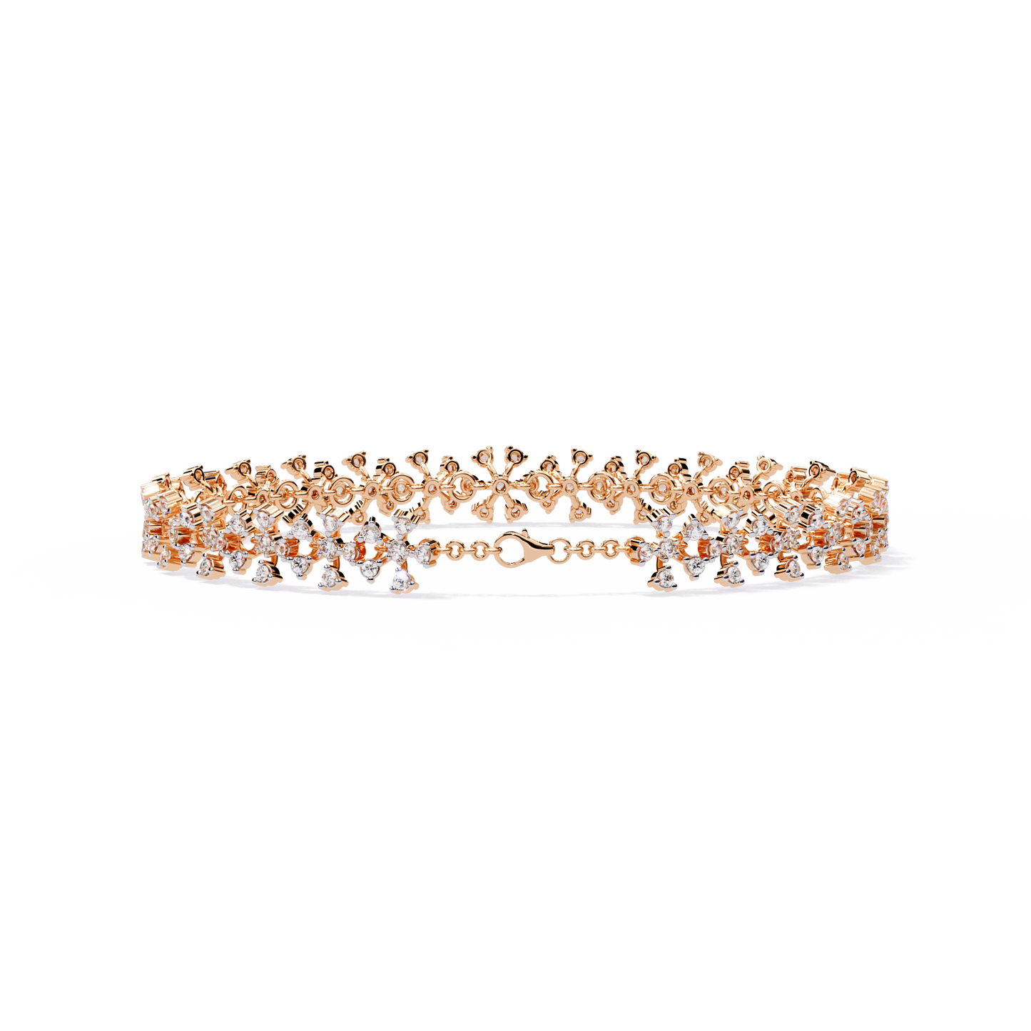 Lab Grown Diamond Filigree Bracelet