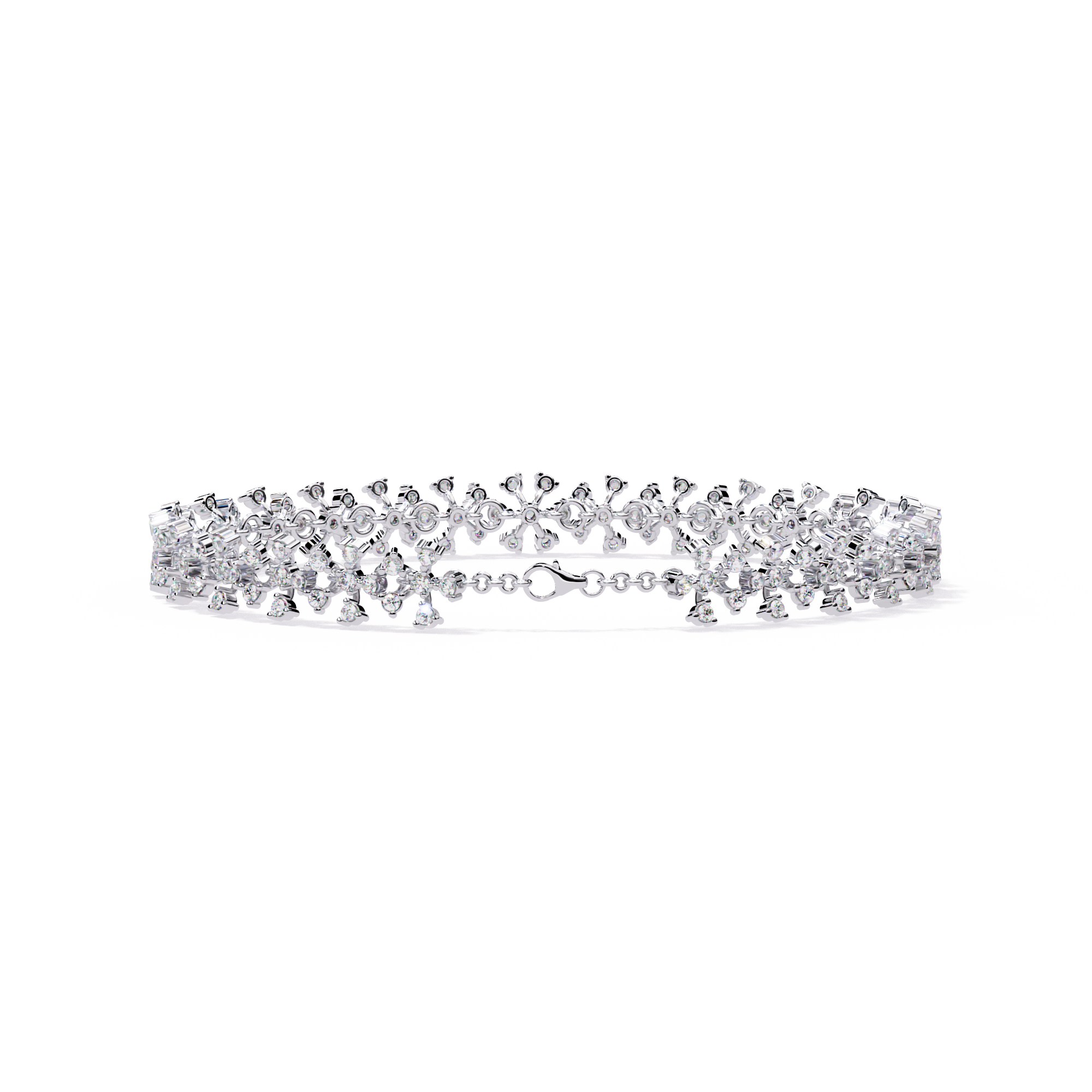 Lab Grown Diamond Filigree Bracelet