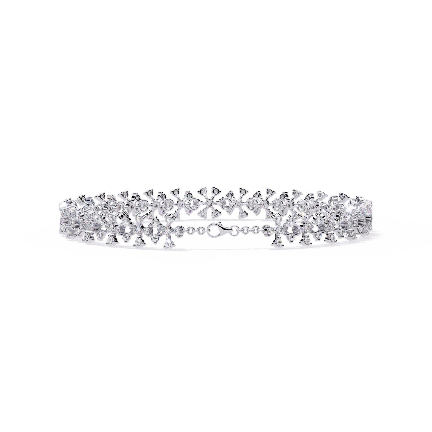 Lab Grown Diamond Filigree Bracelet