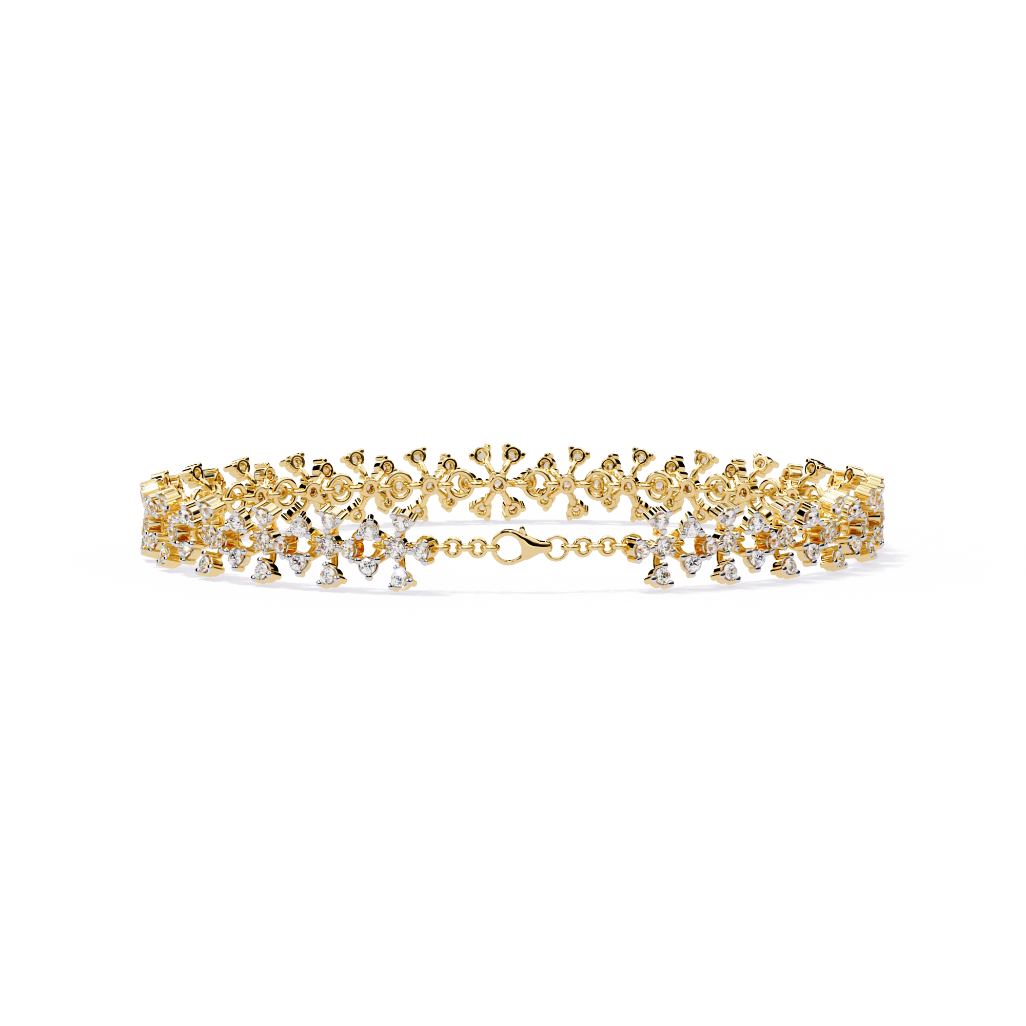 Lab Grown Diamond Filigree Bracelet