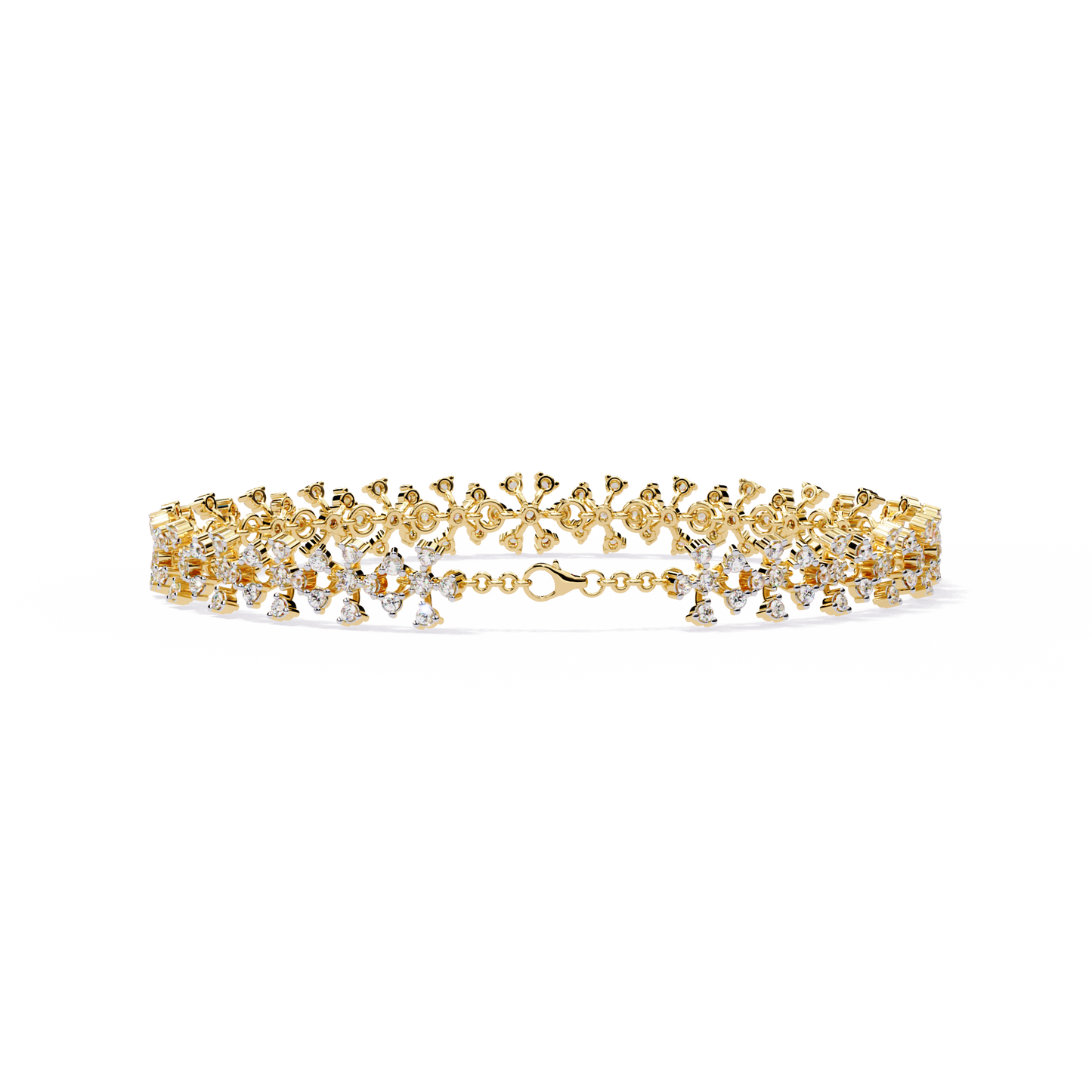 Lab Grown Diamond Filigree Bracelet