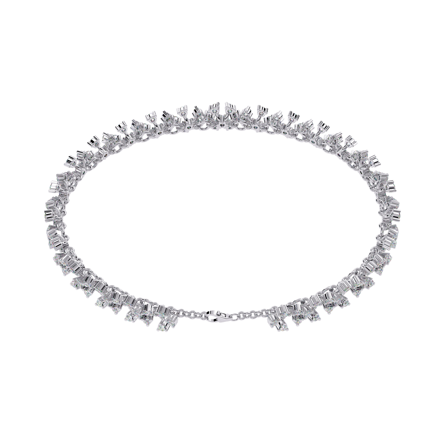 Lab Grown Diamond Filigree Bracelet
