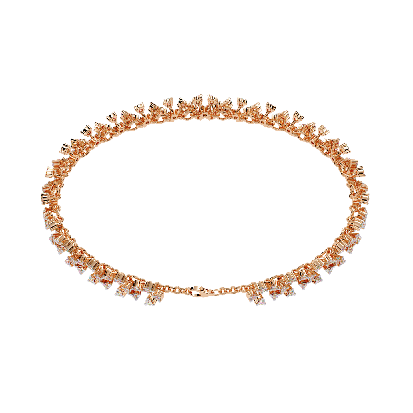 Lab Grown Diamond Filigree Bracelet