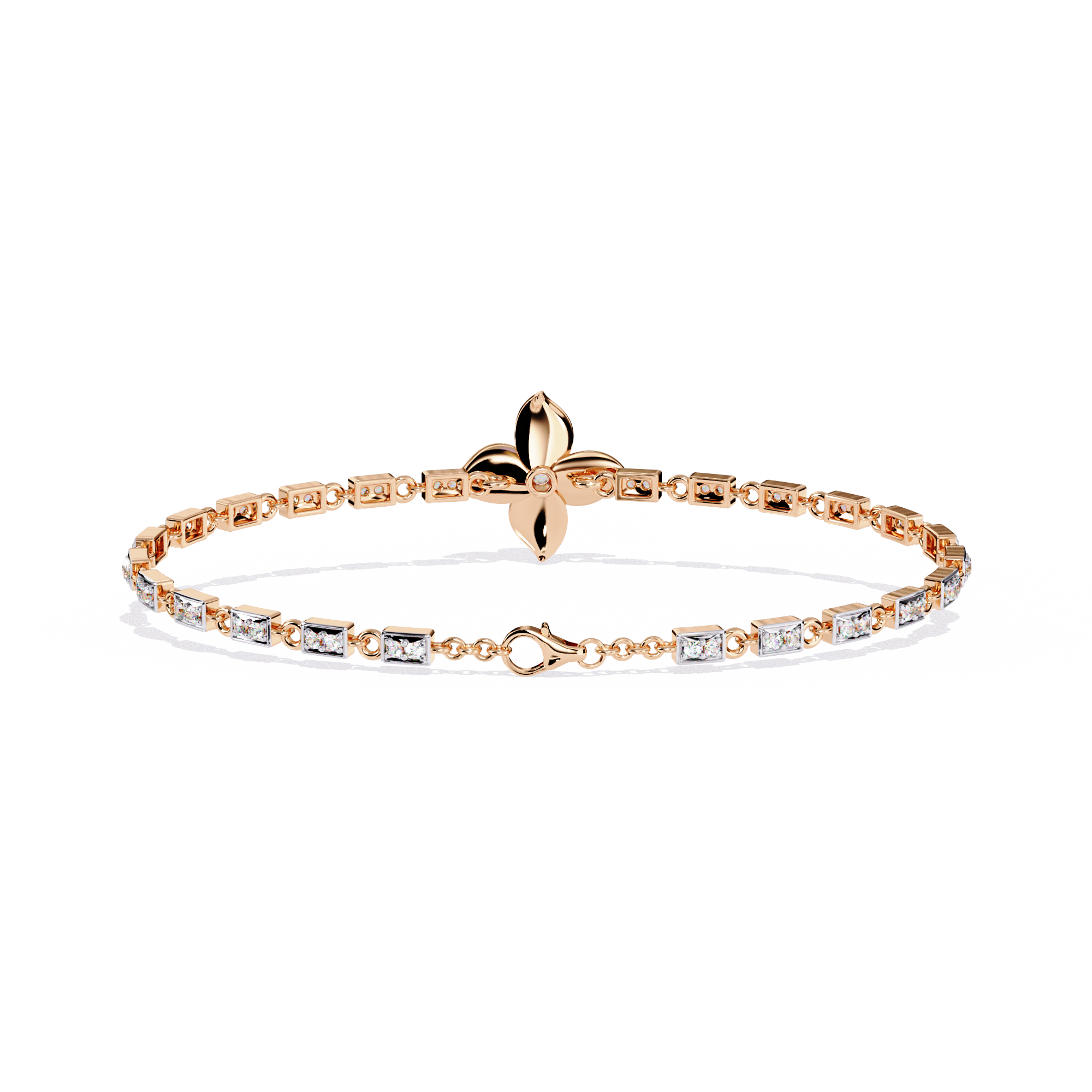 Lab Grown Diamond Daily Wear Round Diamond Bracelet