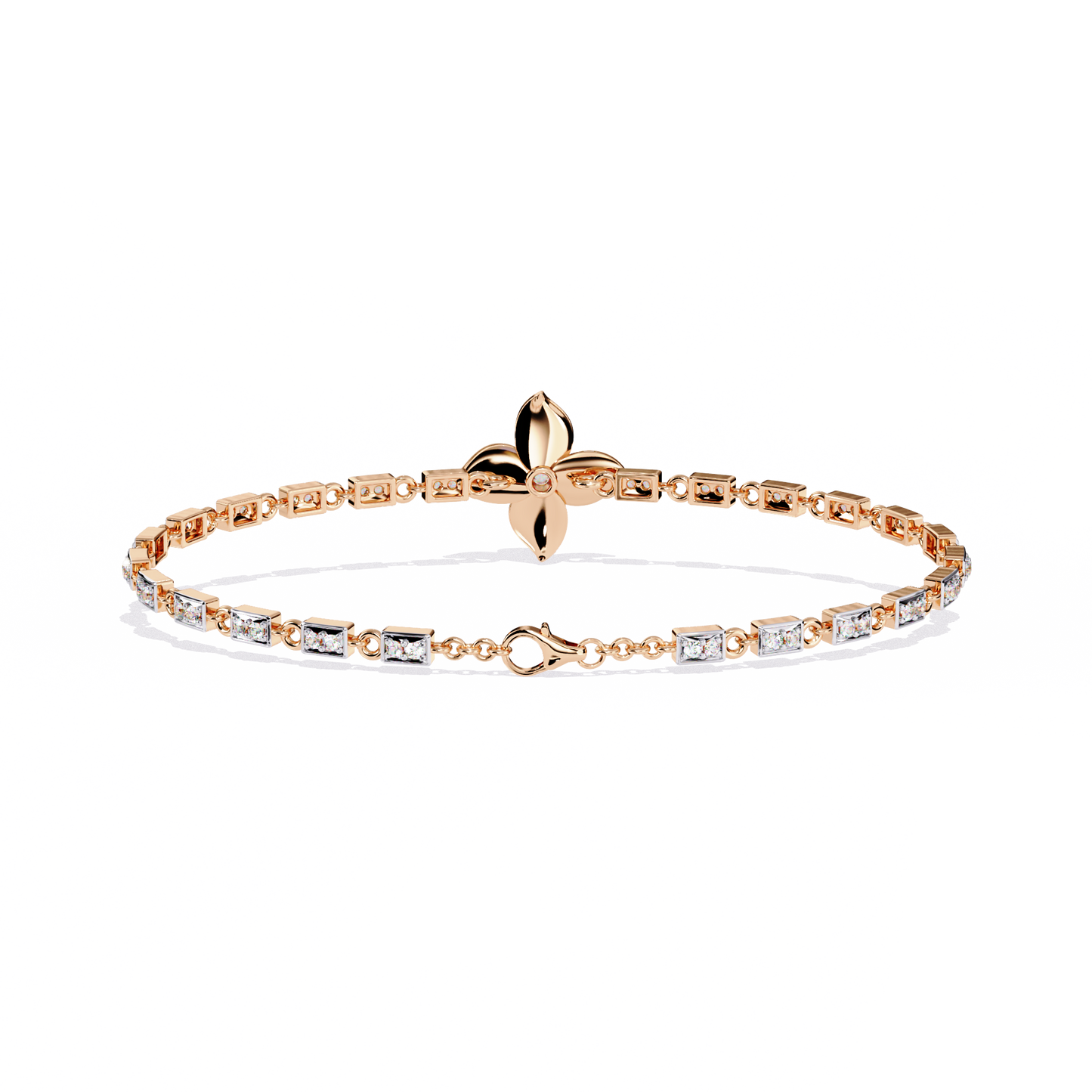 Lab Grown Diamond Daily Wear Round Diamond Bracelet